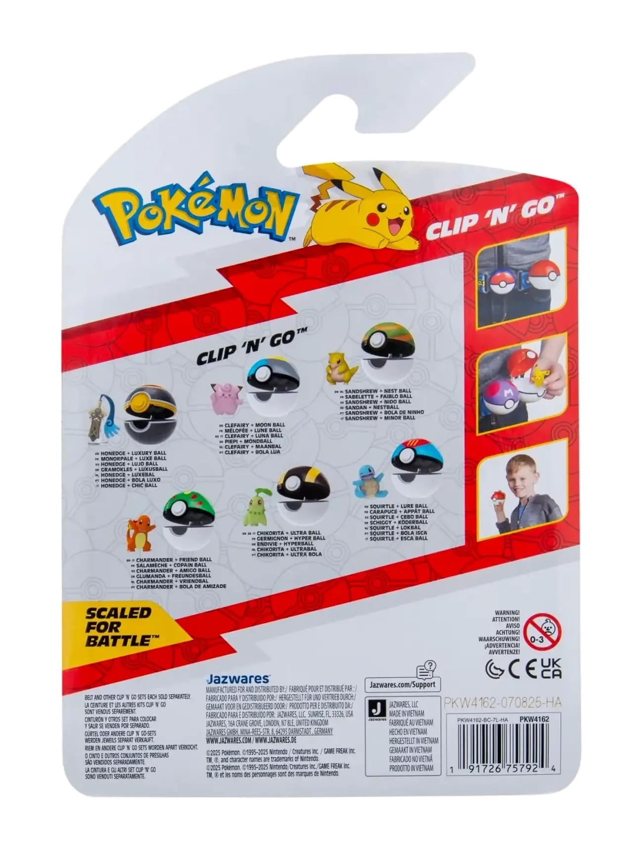 Pokemon - POKEMON CLIP N GO CHARMANDER WITH FRIEND BALL - kvikmynda- og ævintýrapersónur - multi colour - 2