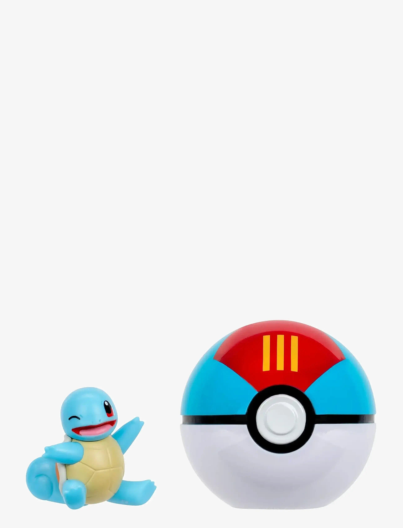 Pokemon - POKEMON CLIP N GO SQUIRTLE WITH LURE BALL - legesæt - multi colour - 1