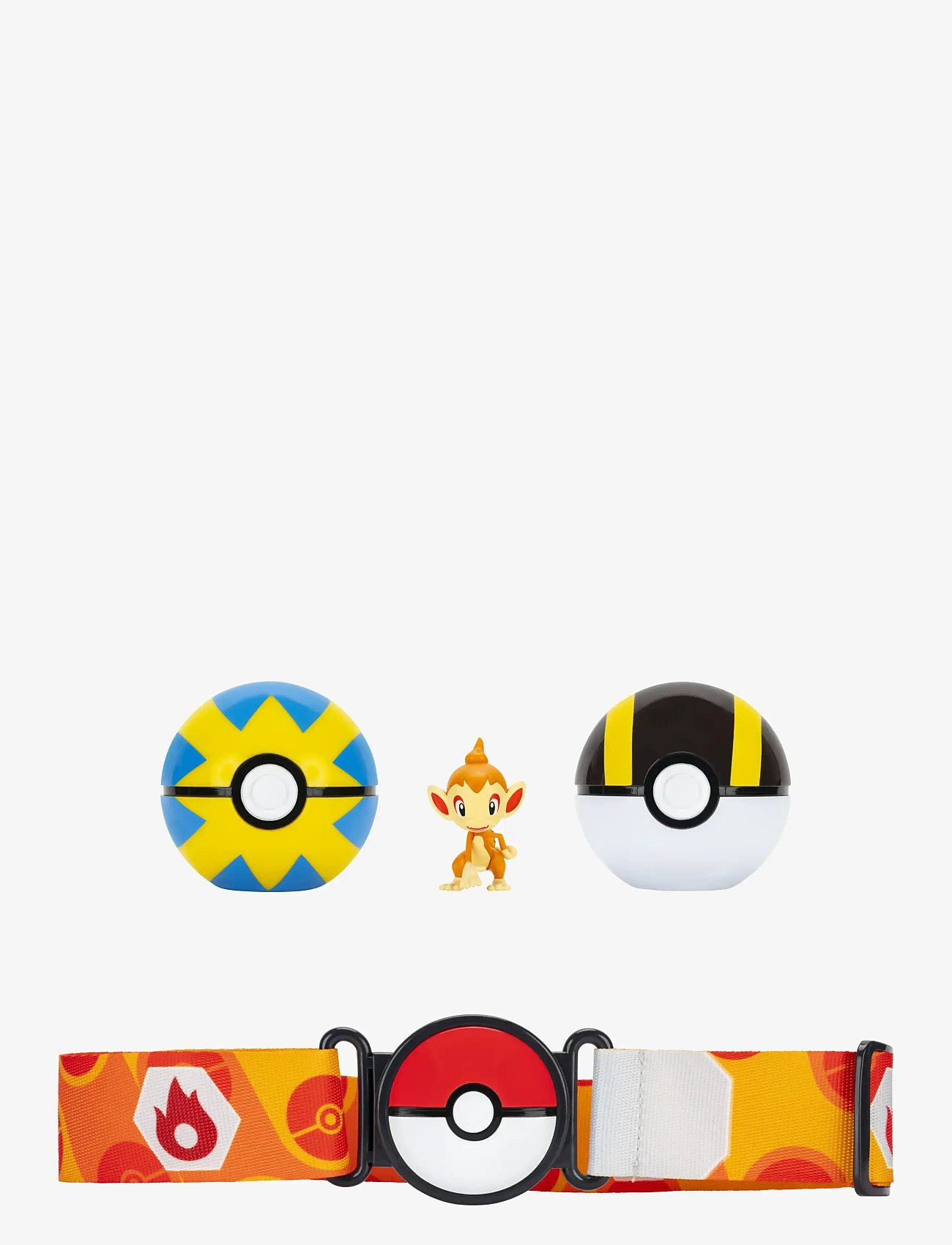 Pokemon - POKEMON CLIP N GO BELT SET CHIMCHAR - leksakssets & figurer - multi colour - 1
