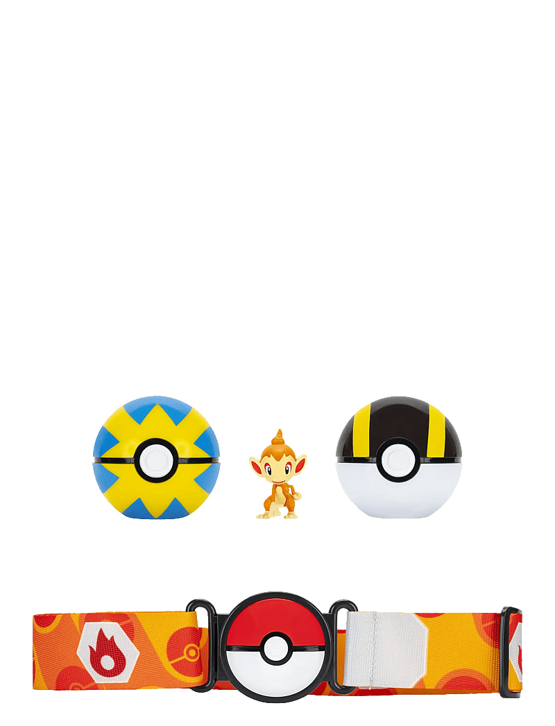 Pokemon - POKEMON CLIP N GO BELT SET CHIMCHAR - leksakssets & figurer - multi colour - 1