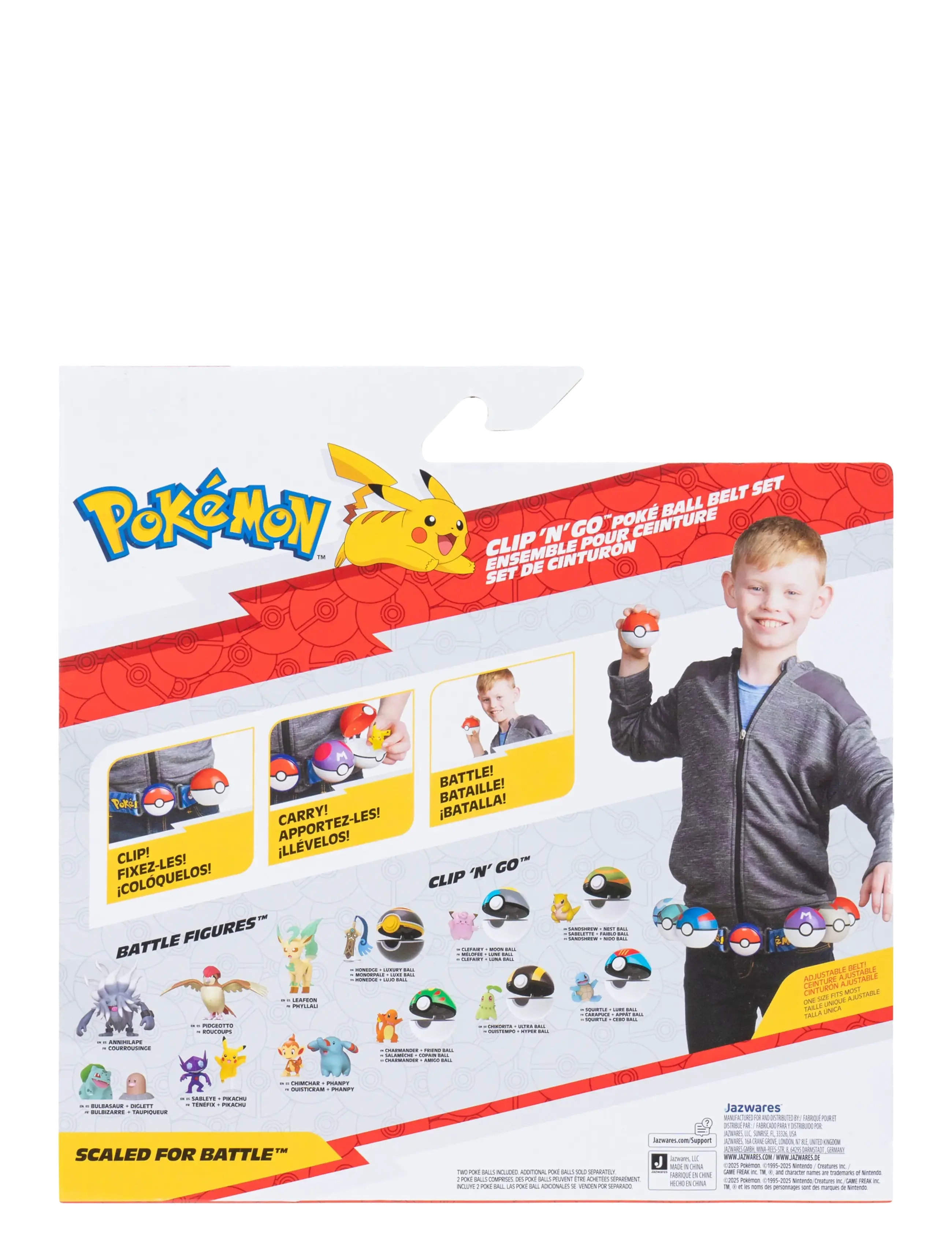 Pokemon - POKEMON CLIP N GO BELT SET TREECKO - film & sagofigurer - multi colour - 2