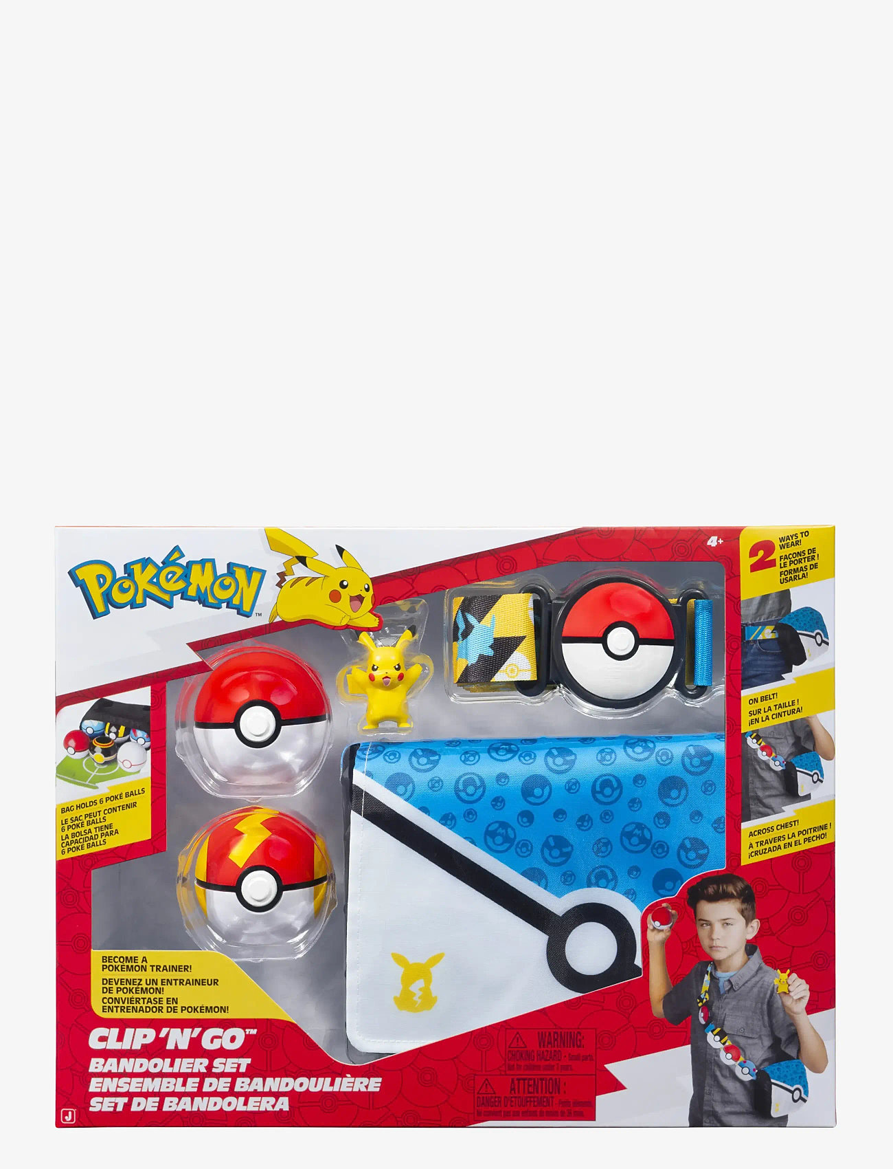 Pokemon - POKEMON CLIP N GO BANDOLIER SET PIKACHU - lekset - multi colour - 0