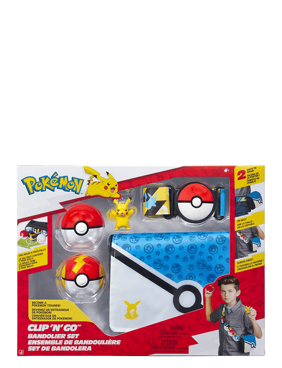 Pokemon - POKEMON CLIP N GO BANDOLIER SET PIKACHU - leikkisetit - multi colour - 0