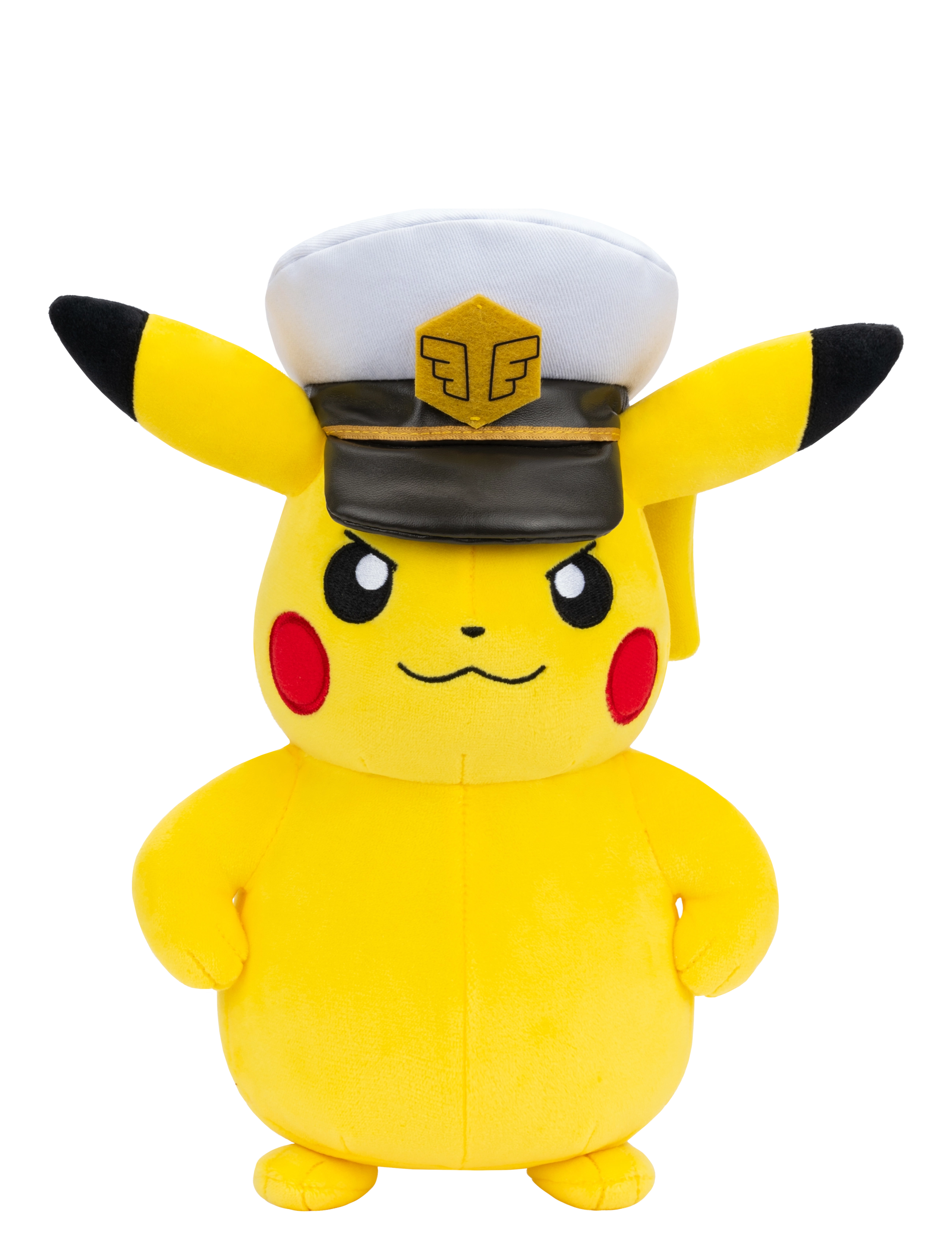 Pokemon Pokemon Plush 20 cm Captain Pikachu Cdu, One Size, Multi/patterned, Soft Legetøj > Stuffed Animals, Børn
