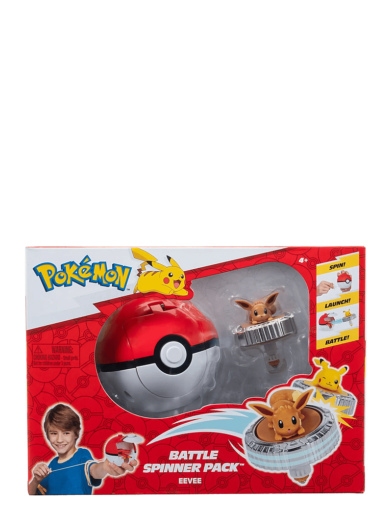 Pokemon - POKEMON BATTLE SPINNER EEVEE - play sets - multi colour - 0