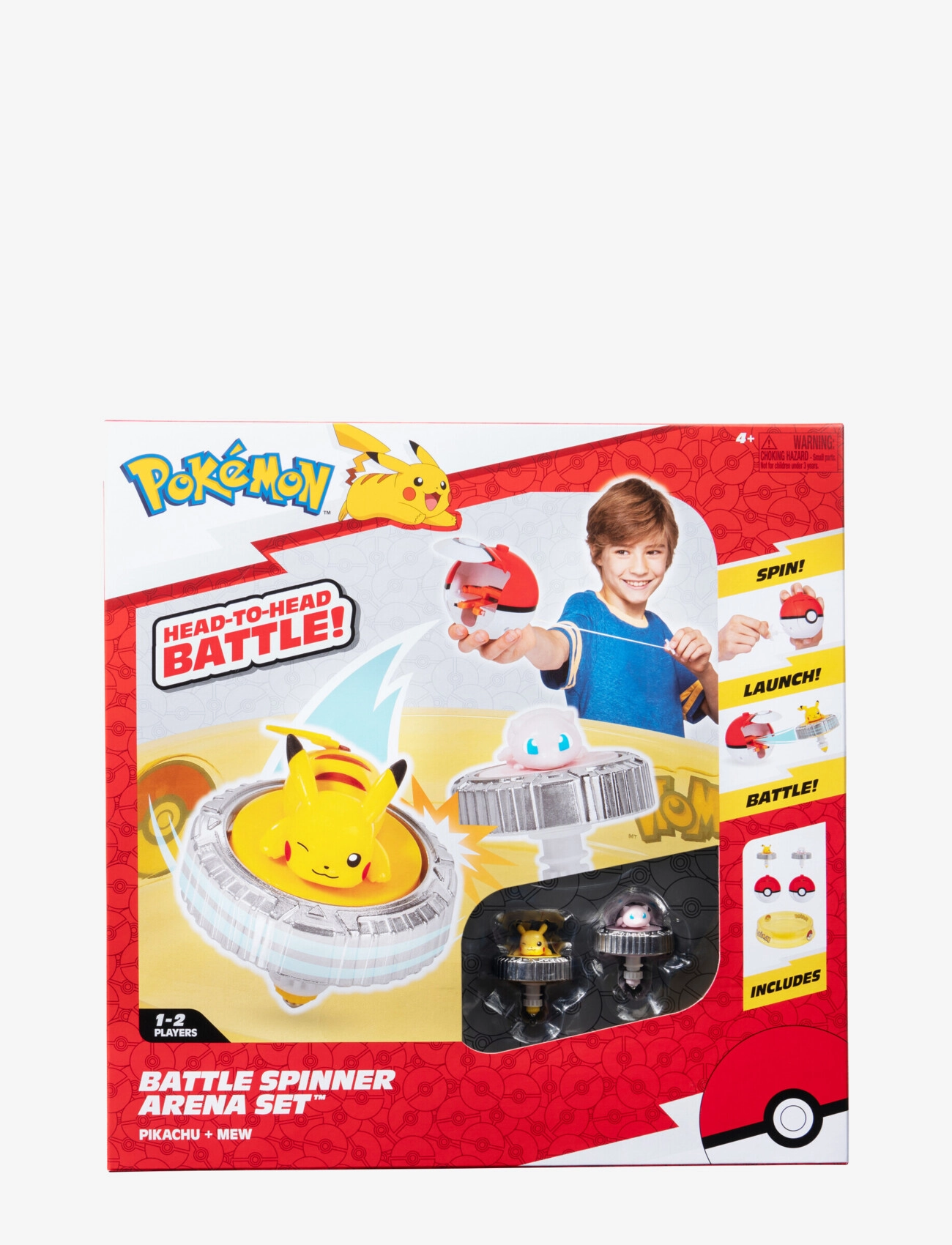 Pokemon Battle Spinner 2Pk, Børn, Play Sæt, Multi/mønstret, Str: ONE SIZE