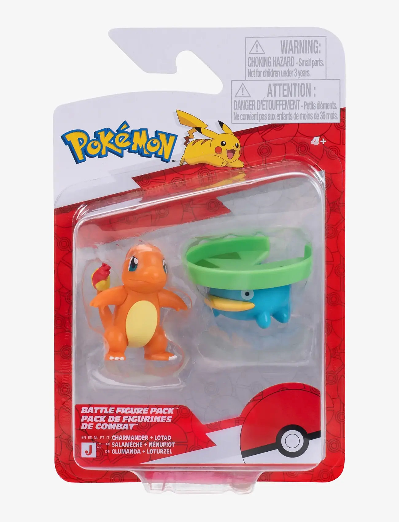 Pokemon - POKEMON BATTLE FIGURE LOTAD/CHARMANDER - actionfigurer - multi colour - 0