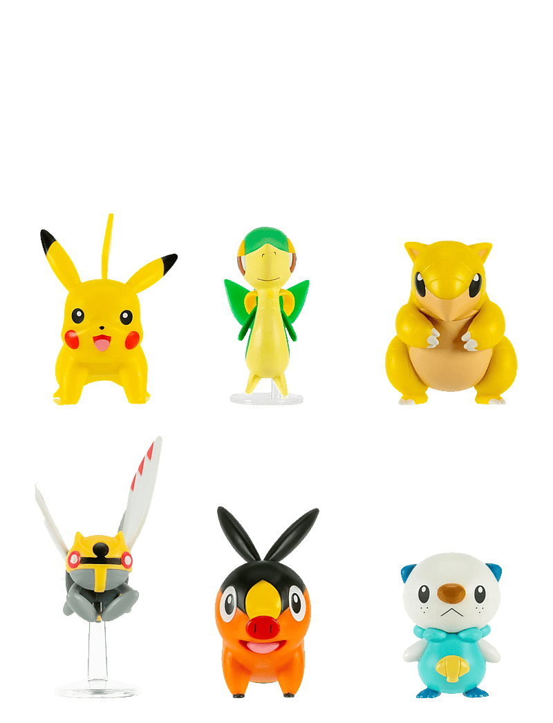 Pokemon - POKEMON BATTLE FIGURE 6 PK - actionfigurer - multi colour - 2