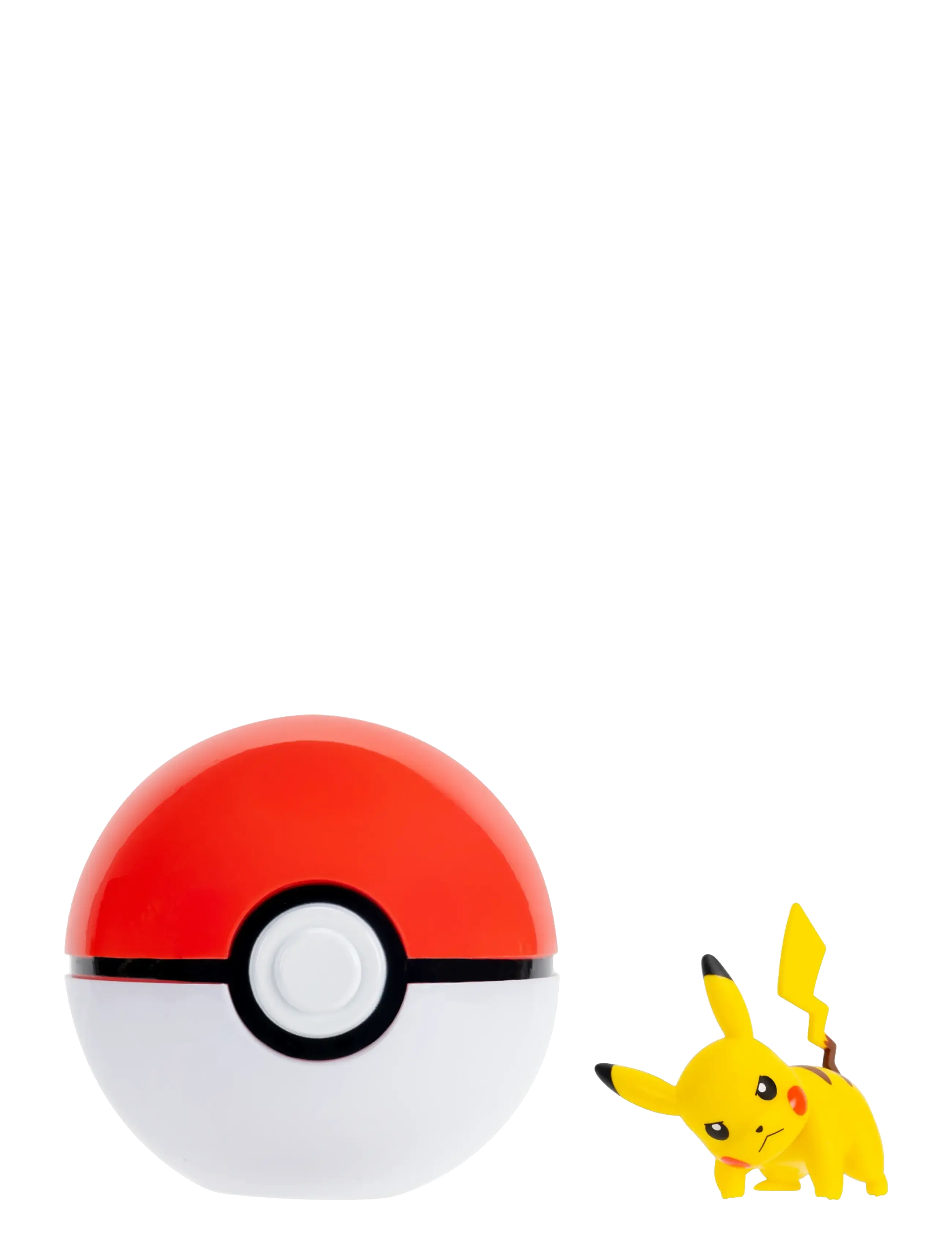 Pokemon - POKEMON CLIP N GO PIKACHU WITH POKE BALL - lekset - multi colour - 1