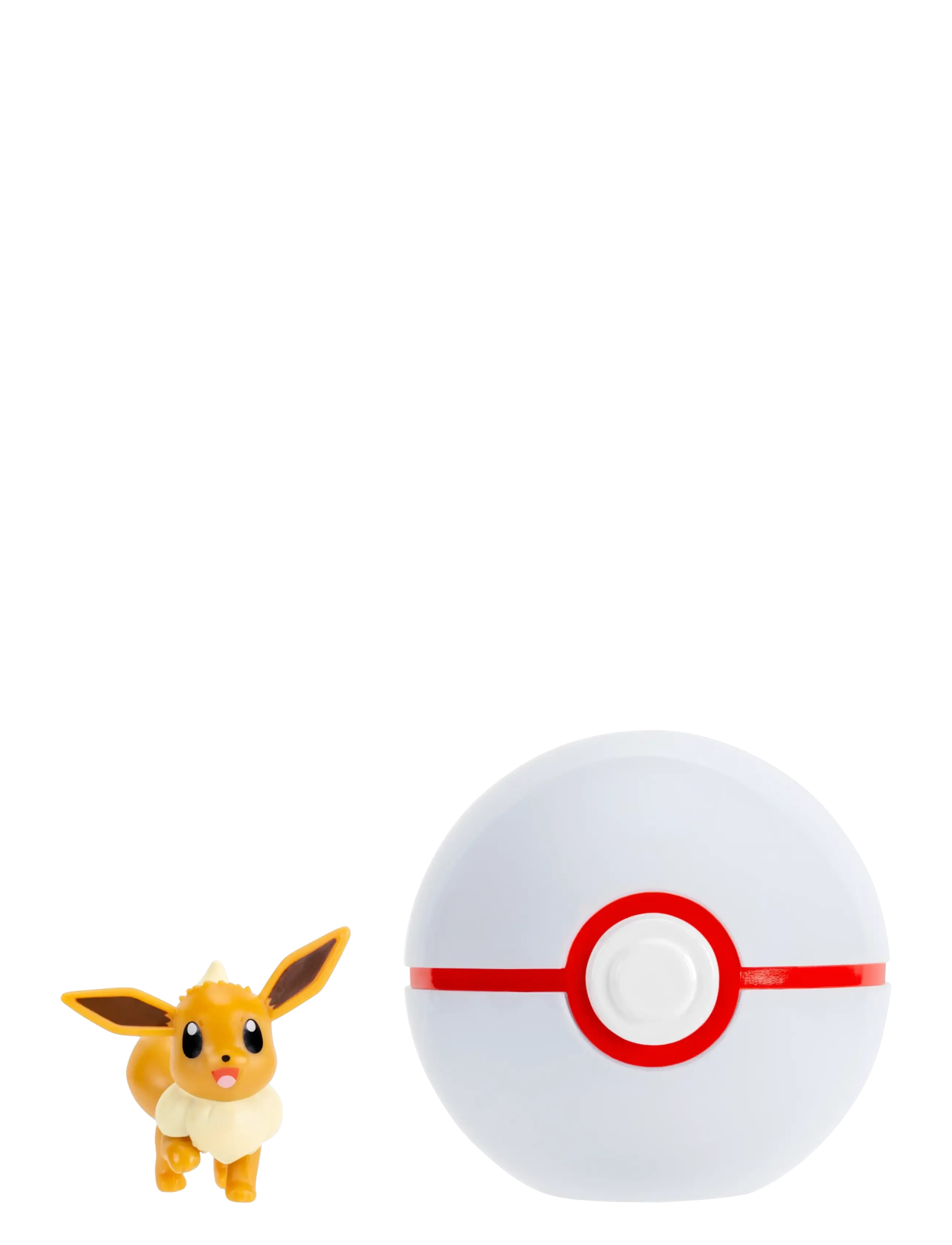 Pokemon - POKEMON CLIP N GO EEVEE WITH PREMIER BALL - actionfigurer - multi colour - 1
