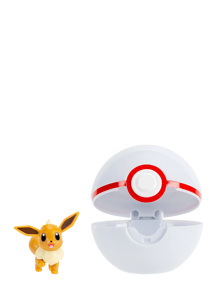 Pokemon - POKEMON CLIP N GO EEVEE WITH PREMIER BALL - actionfigurer - multi colour - 2