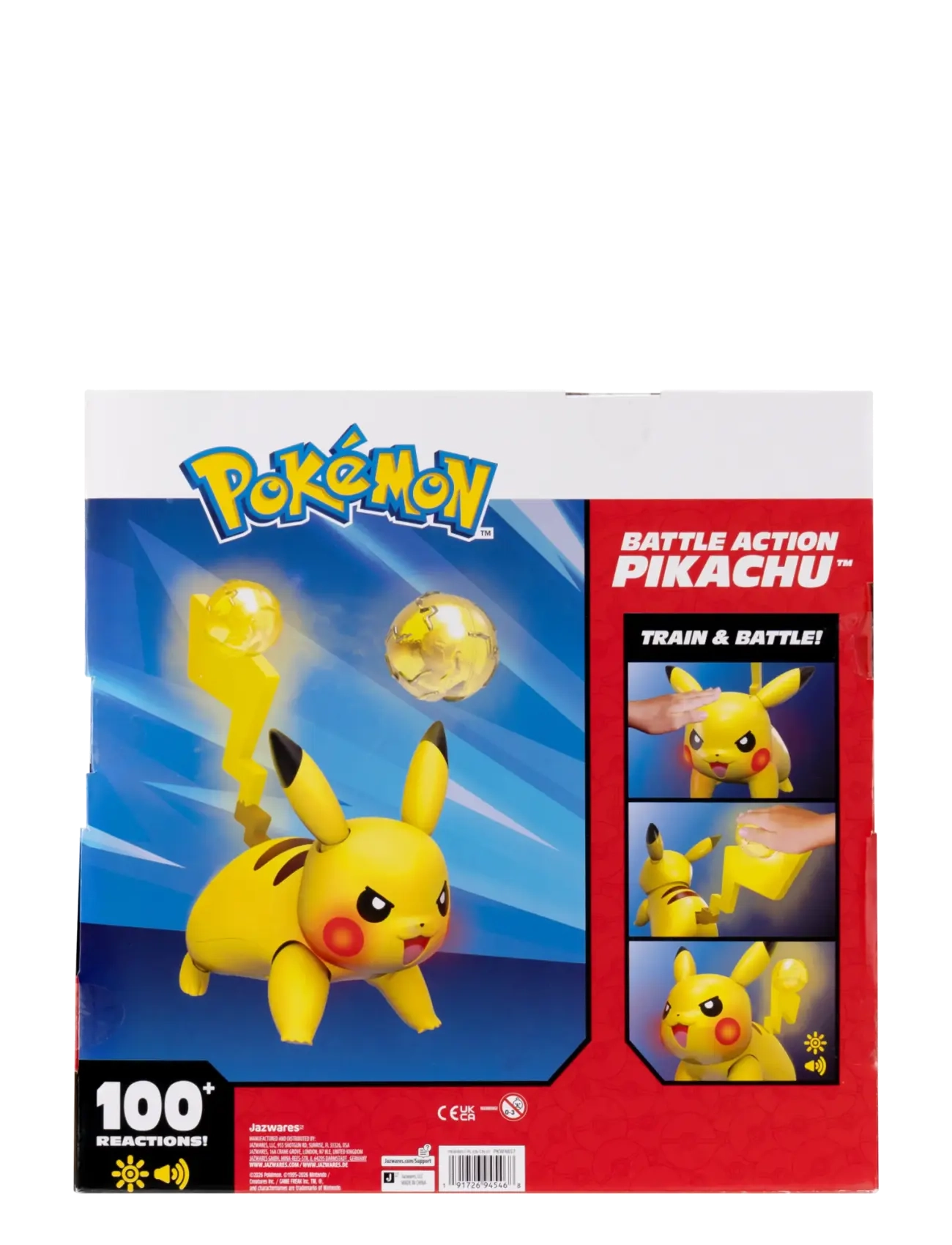 Pokemon - POKEMON BATTLE ACTION PIKACHU - actionfigurer - multi colour - 4
