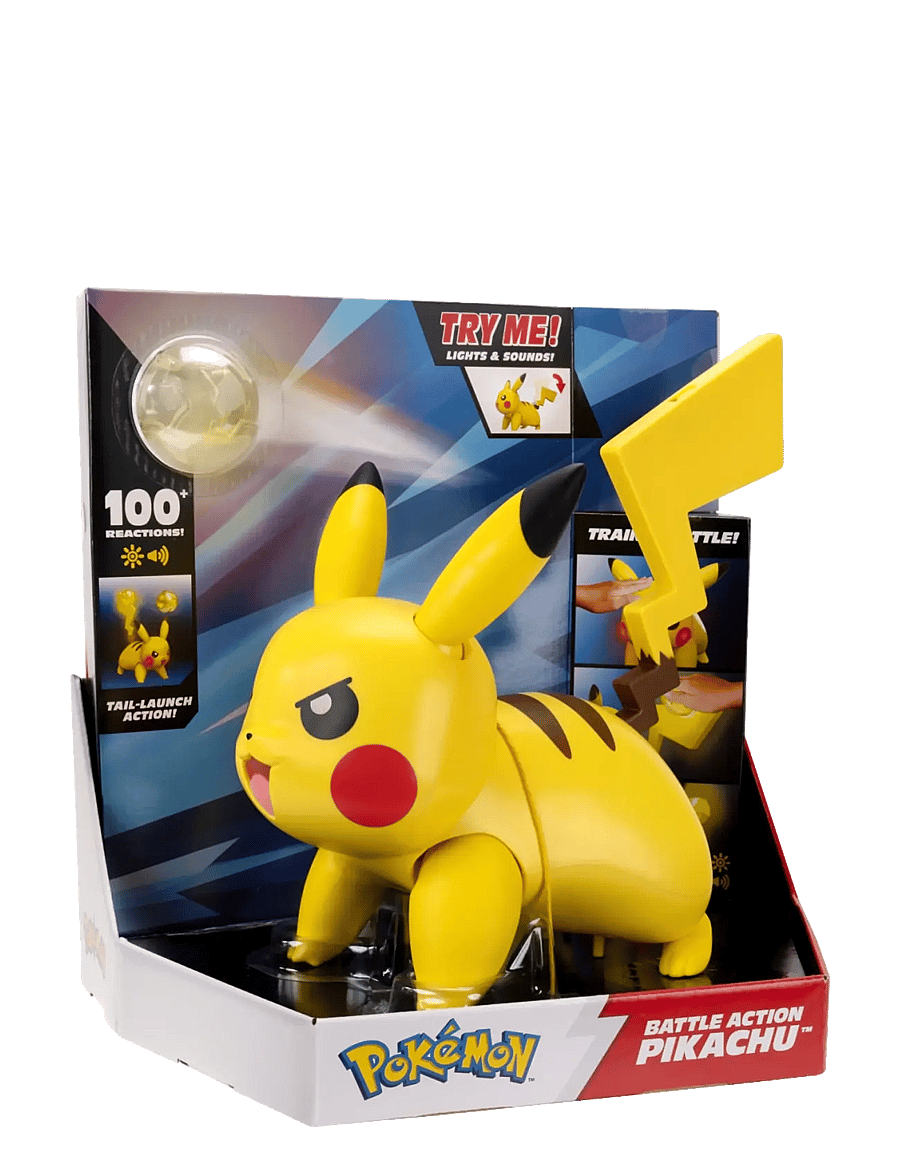 Pokemon - POKEMON BATTLE ACTION PIKACHU - actionfigurer - multi colour - 5