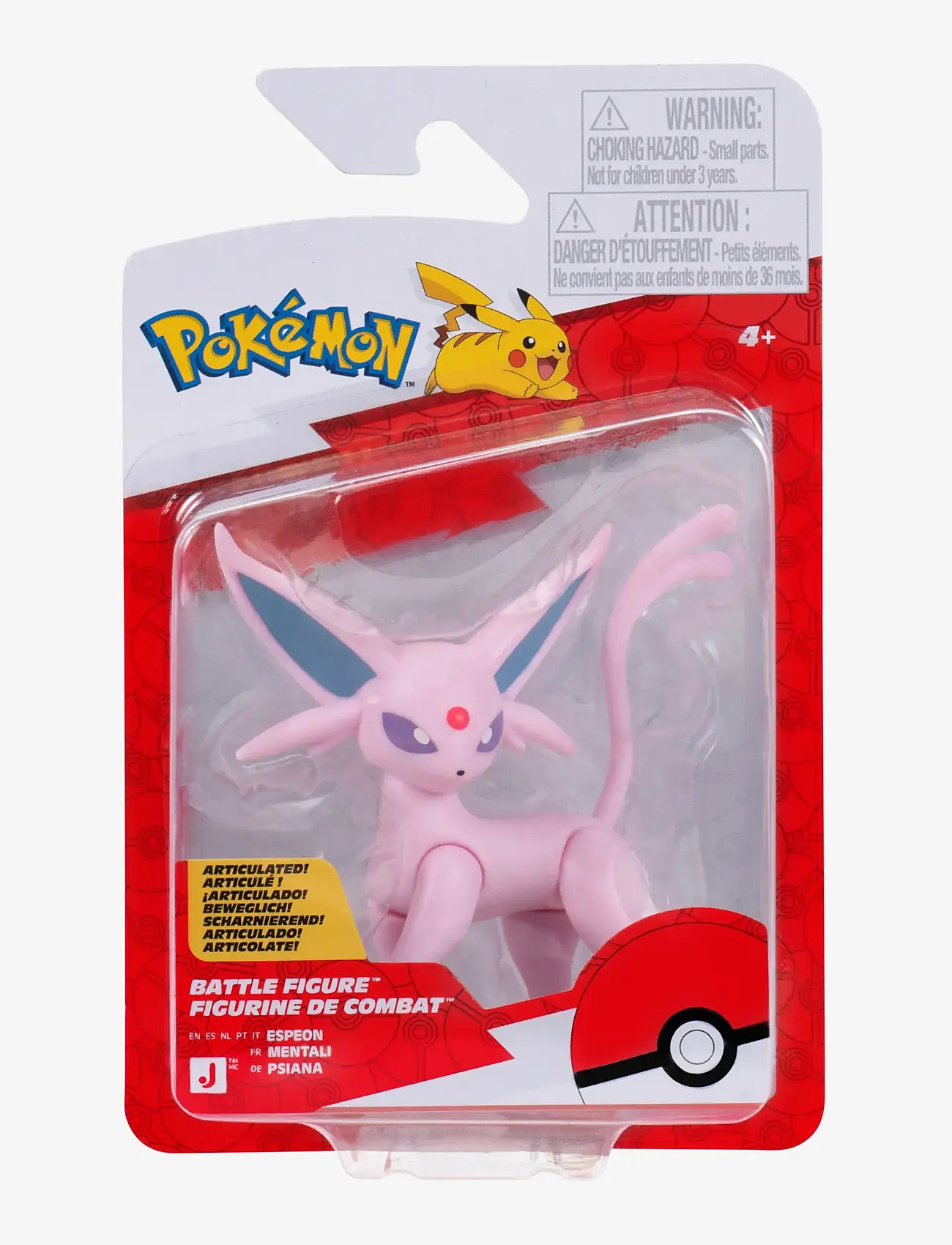 Pokemon - POKEMON BATTLE FIGURE ESPEON - actionfigurer - multi colour - 0