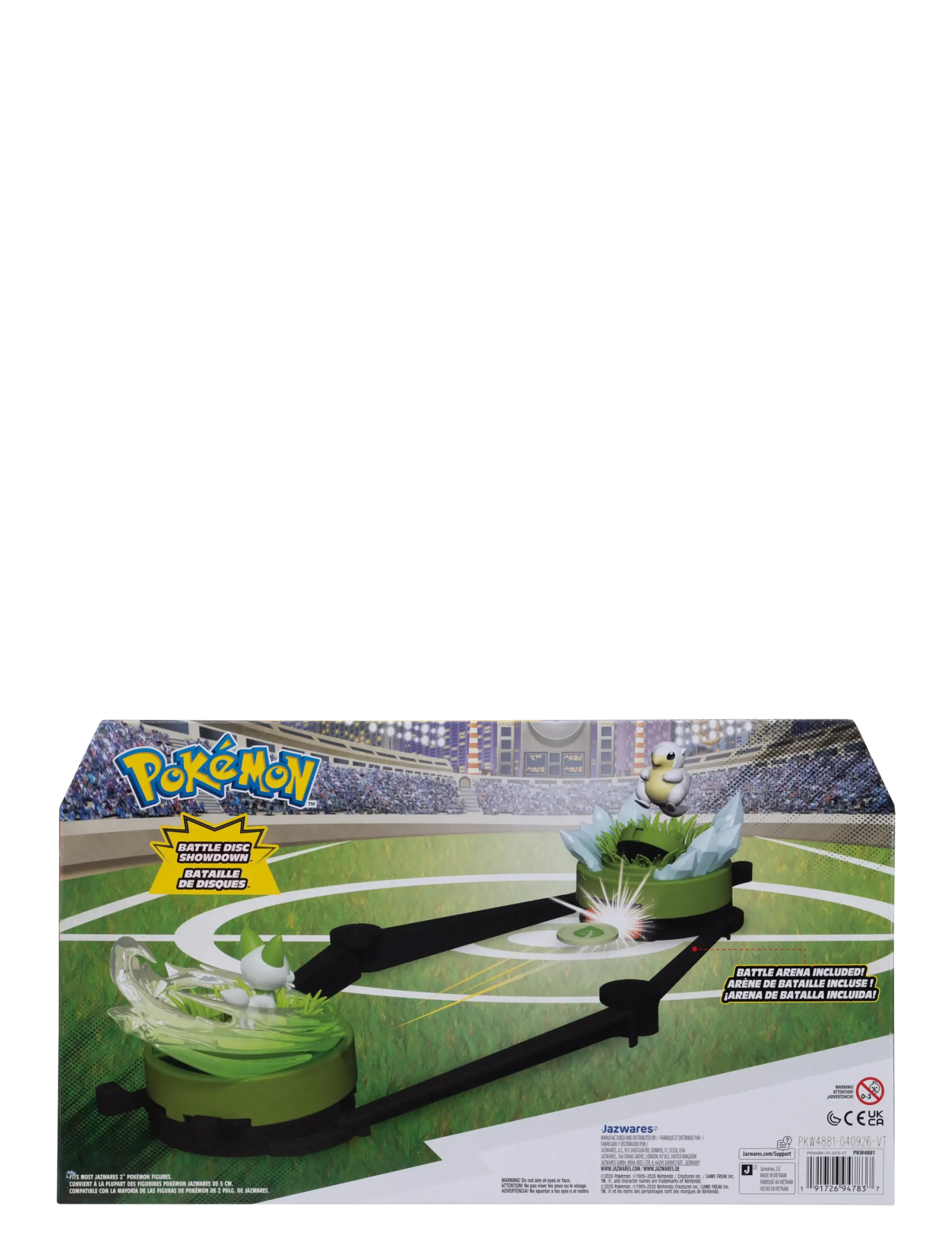 Pokemon - POKEMON BATTLE DISC SHOWDOWN SANDSHREW VS SPRIGATI - aktiva spel - multi colour - 2