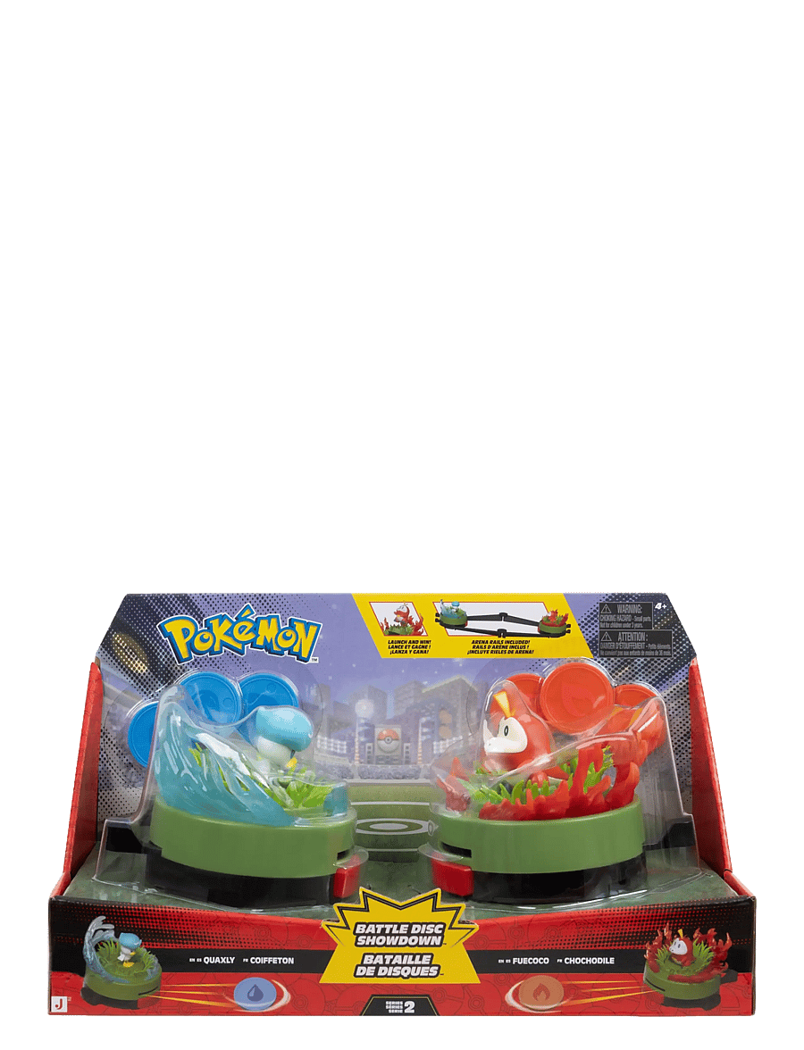 Pokemon - POKEMON BATTLE DISC SHOWDOWN QUAXLY VS FUECOCO - aktive spil - multi colour - 0