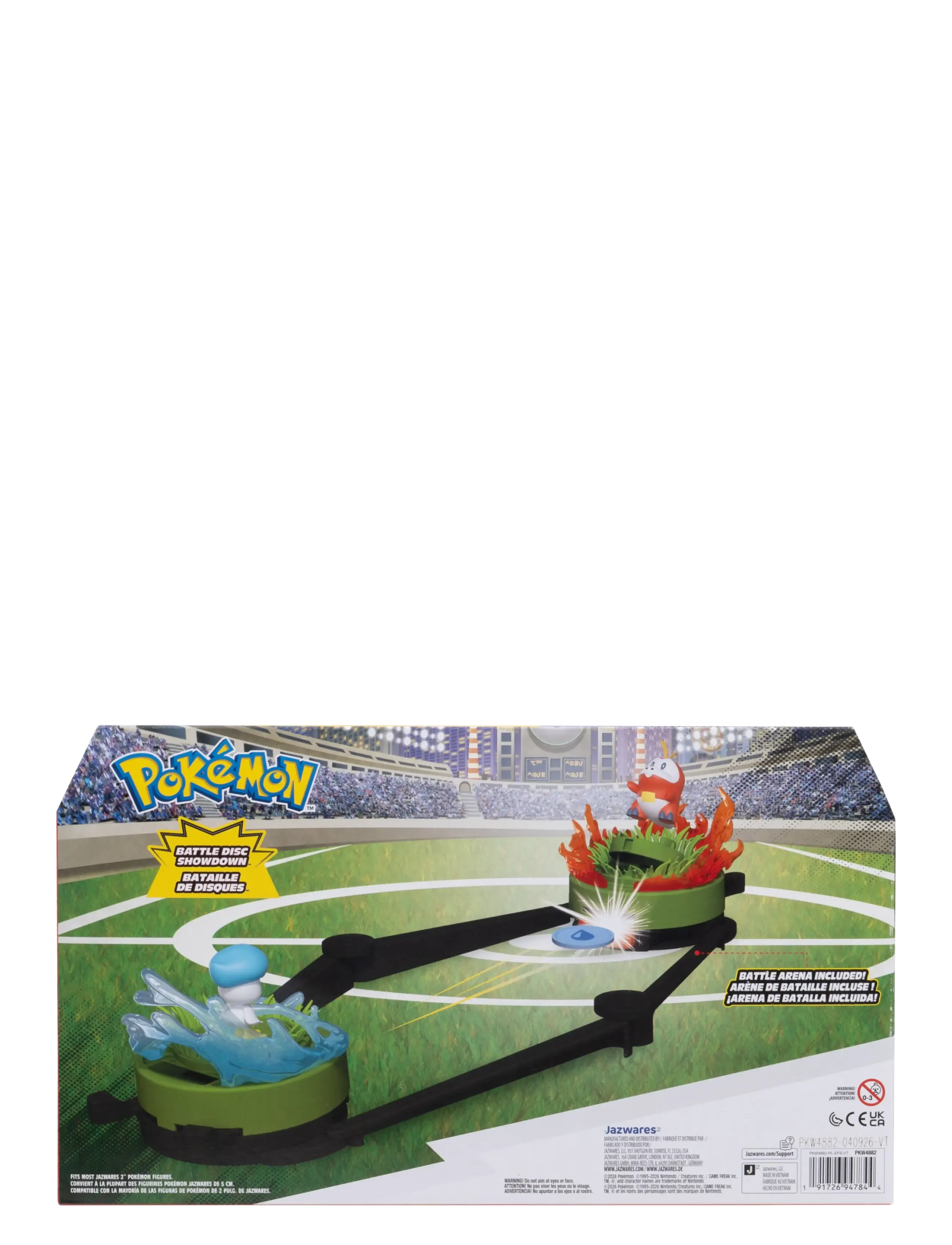 Pokemon - POKEMON BATTLE DISC SHOWDOWN QUAXLY VS FUECOCO - aktive spil - multi colour - 1