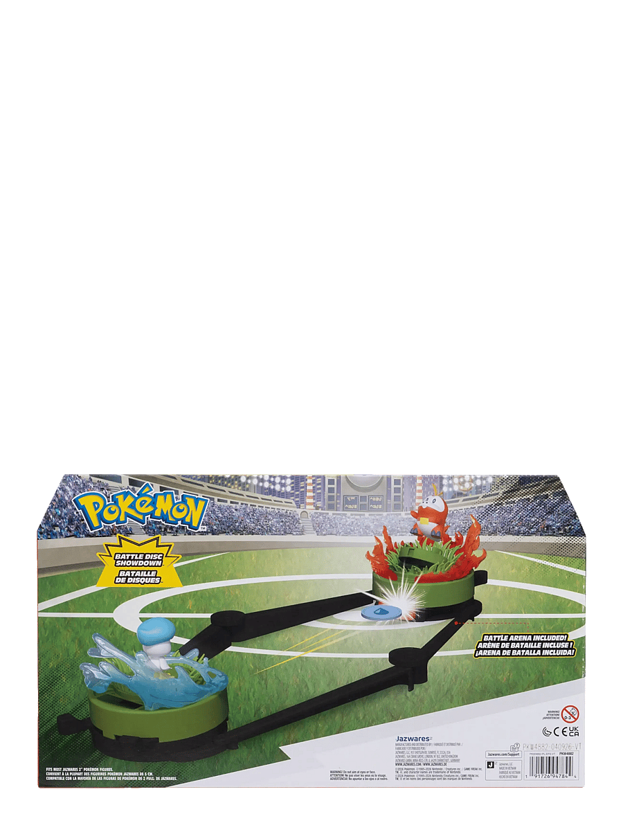 Pokemon - POKEMON BATTLE DISC SHOWDOWN QUAXLY VS FUECOCO - aktive spil - multi colour - 1