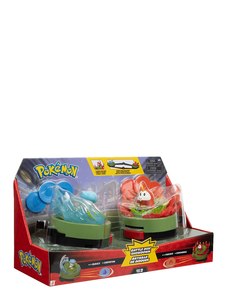 Pokemon - POKEMON BATTLE DISC SHOWDOWN QUAXLY VS FUECOCO - aktive spil - multi colour - 3