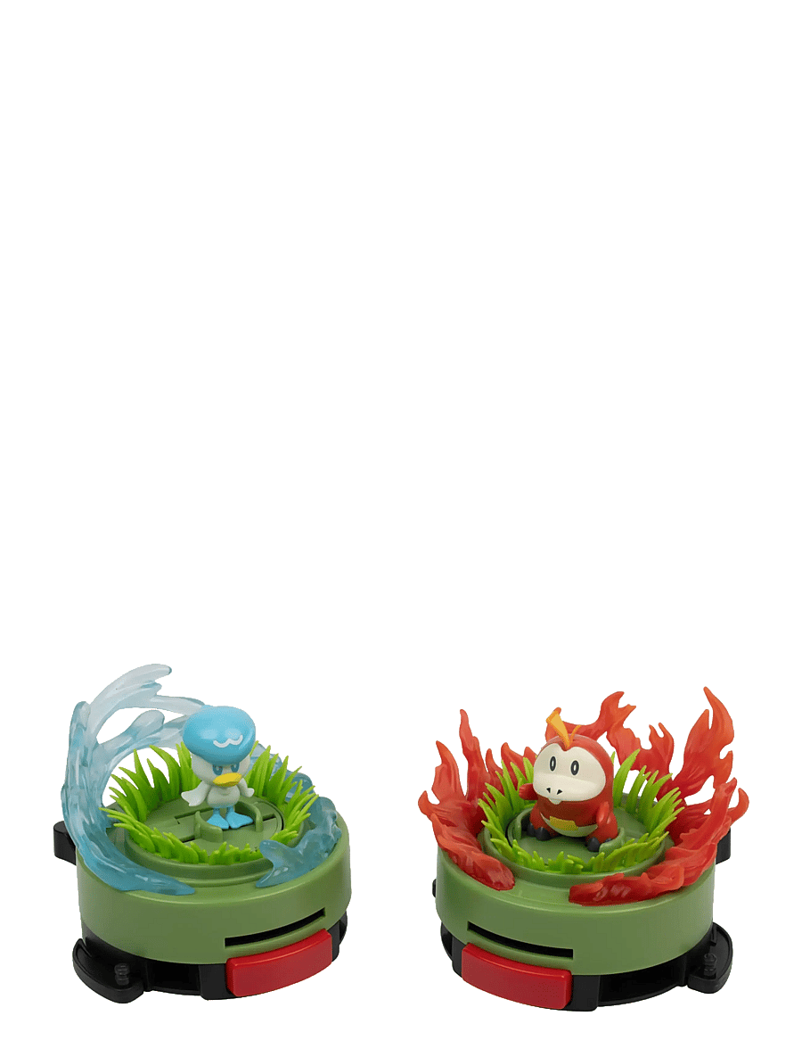 Pokemon - POKEMON BATTLE DISC SHOWDOWN QUAXLY VS FUECOCO - aktive spil - multi colour - 4