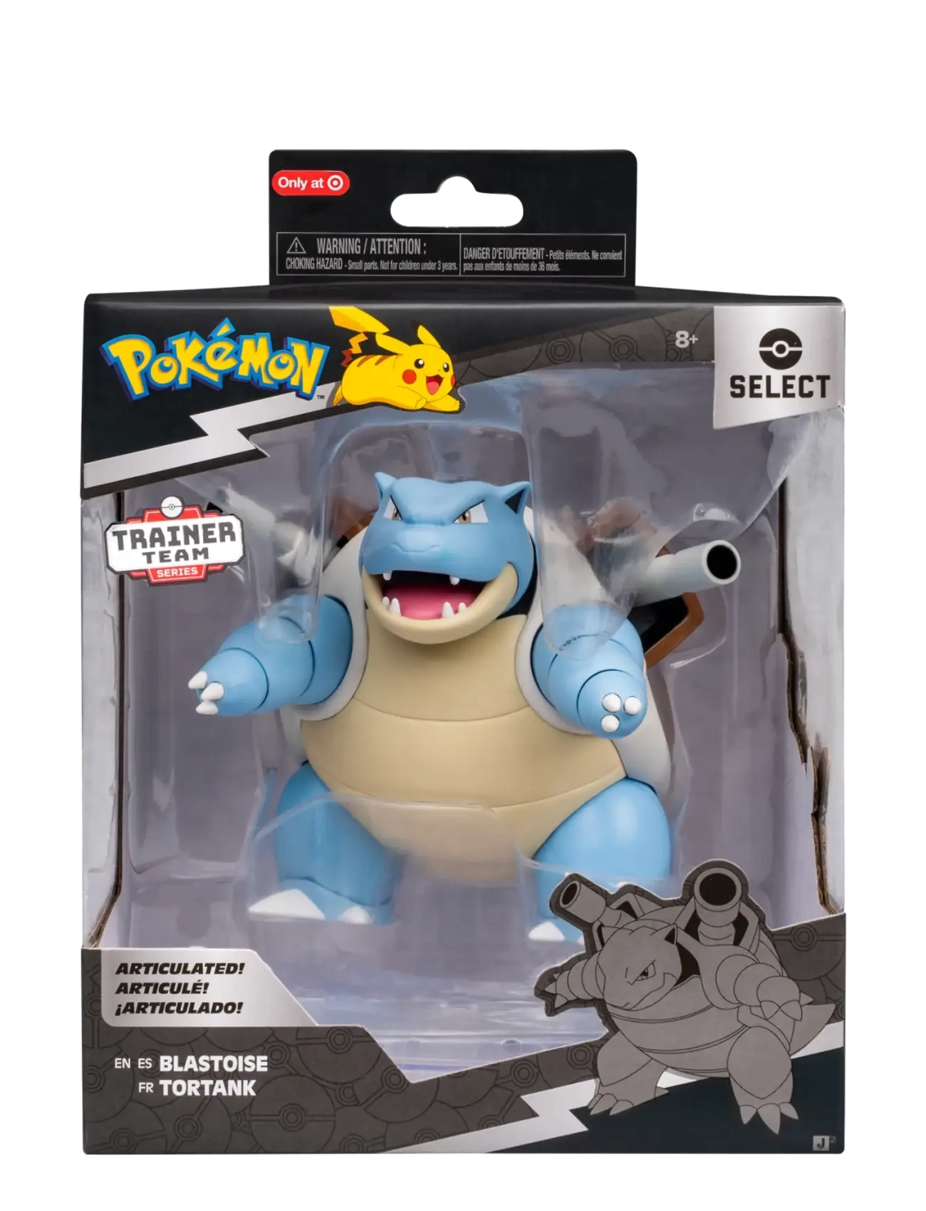Pokemon POKEMON SELECT ARTICULATED FIGURE BLASTOISE - Lelut - MULTI COLOUR / multi