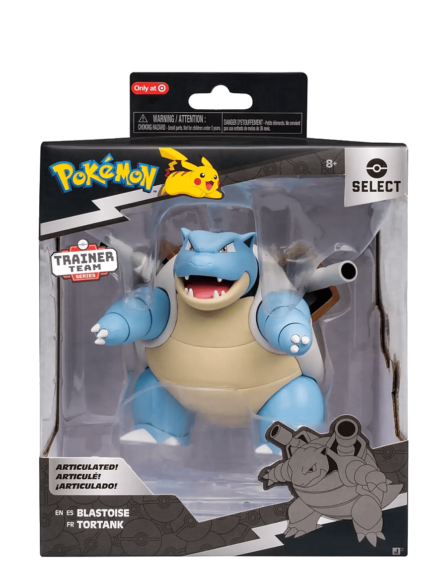 Pokemon - POKEMON SELECT ARTICULATED FIGURE BLASTOISE - actionfigurer - multi colour - 0