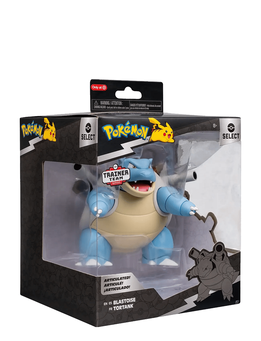 Pokemon - POKEMON SELECT ARTICULATED FIGURE BLASTOISE - actionfigurer - multi colour - 5