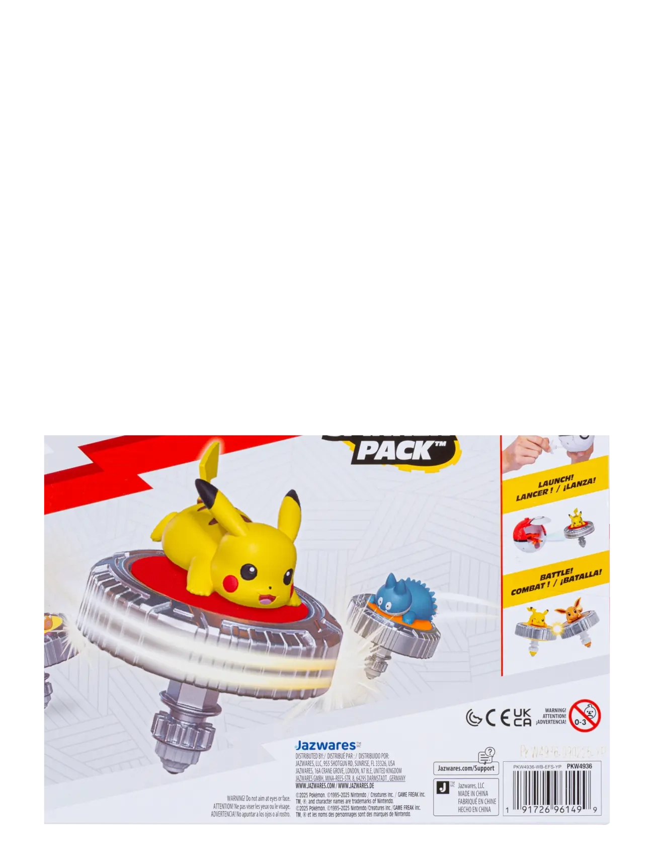 Pokemon - POKEMON BATTLE SPINNER PIKACHU WITH GREAT BALL - multi colour - 1