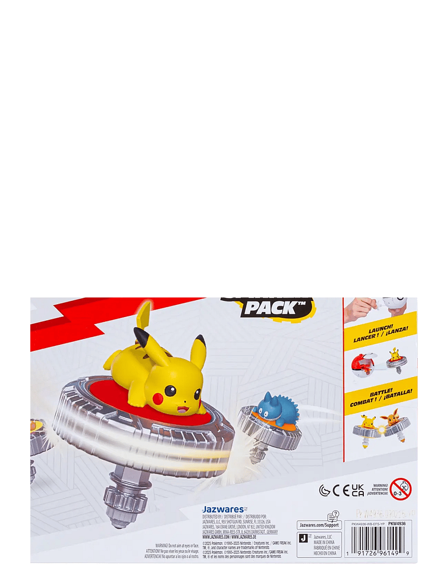 Pokemon - POKEMON BATTLE SPINNER PIKACHU WITH GREAT BALL - multi colour - 1