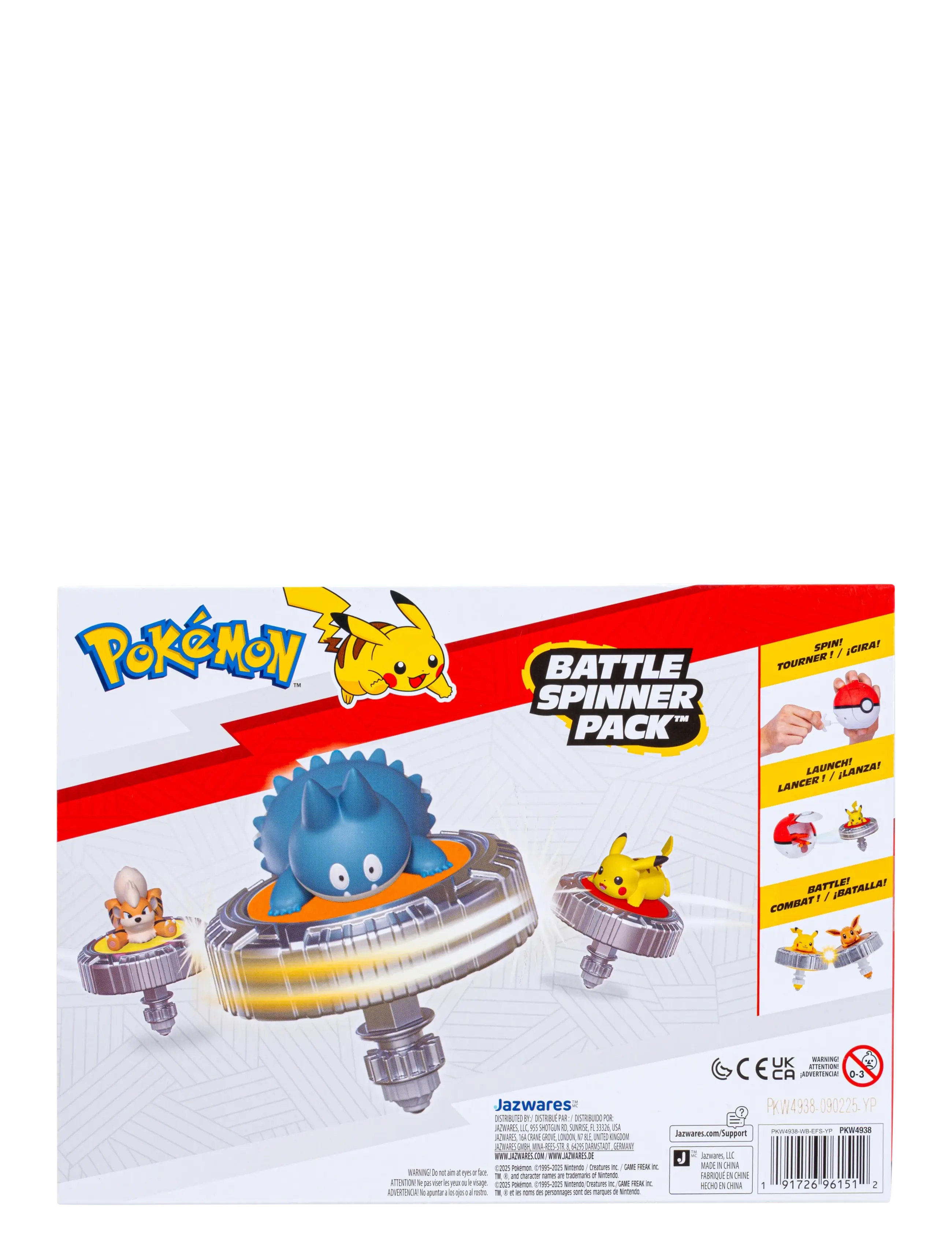 Pokemon - POKEMON BATTLE SPINNER MUNCHLAX WITH GREAT BALL - aktiva spel - multi colour - 1