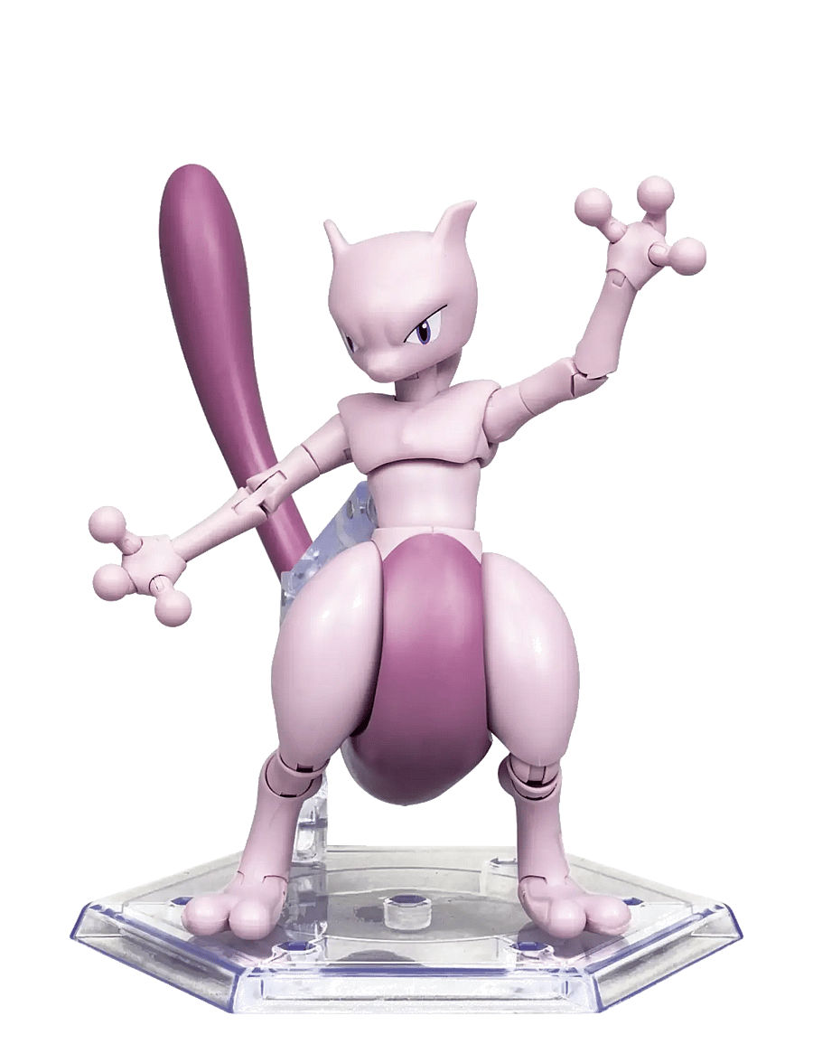 Pokemon - POKEMON SELECT ARTICULATED FIGURE MEWTWO - actionfigurer - multi colour - 1