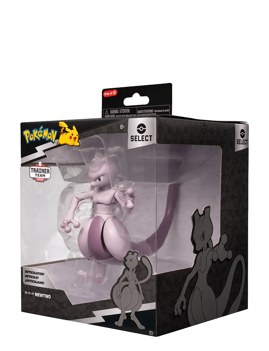 Pokemon - POKEMON SELECT ARTICULATED FIGURE MEWTWO - actionfigurer - multi colour - 4
