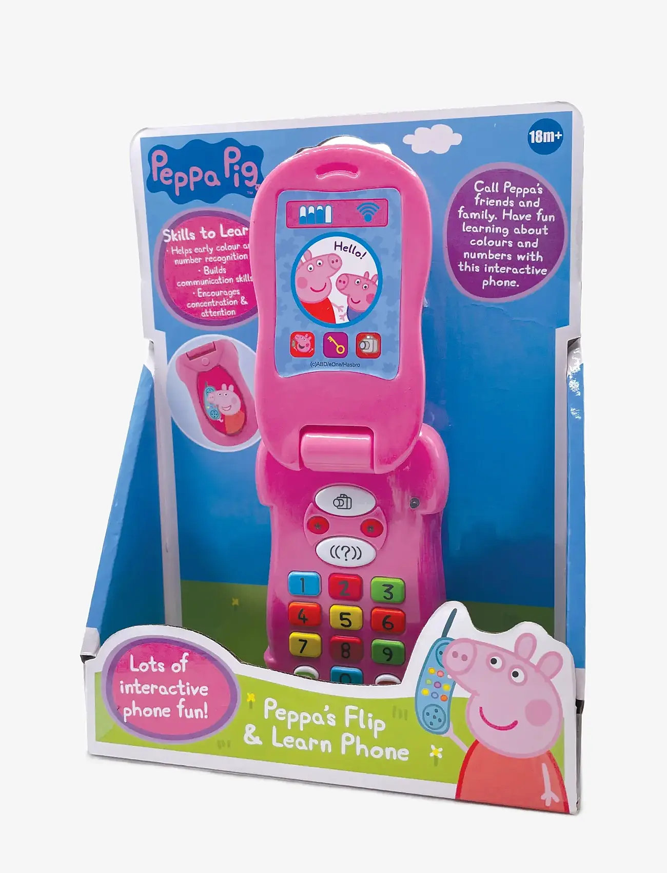 Peppa Pig - PEPPA FLIP PHONE DK SE NO FI - interactive toys - multi colour - 0