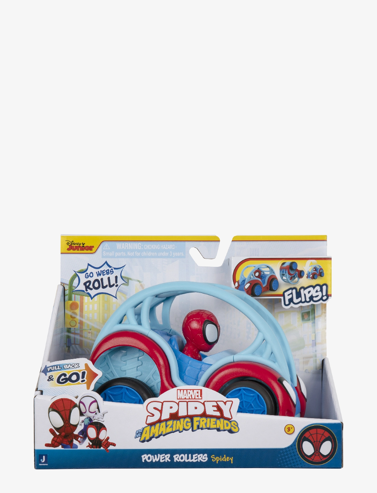 Spider-man Spidey Super Rollers Vehicle Spidey, Børn, Action Figures, Multi/mønstret, Str: ONE SIZE