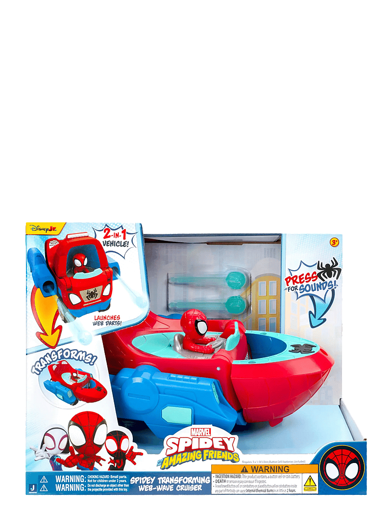 Proxy - SPIDEY TRANSFORMING WEB-WAVE CRUISER - julegaver under 500kr - multi colour - 0