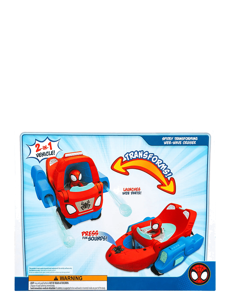 Proxy - SPIDEY TRANSFORMING WEB-WAVE CRUISER - julegaver under 500kr - multi colour - 1