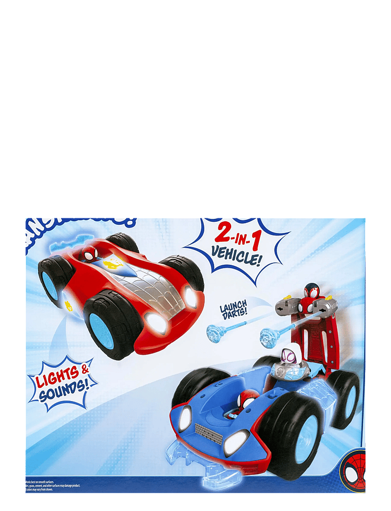 Spider-man - SPIDEY FLIP & REVEAL CRUISER - legetøjsbiler - multi colour - 1