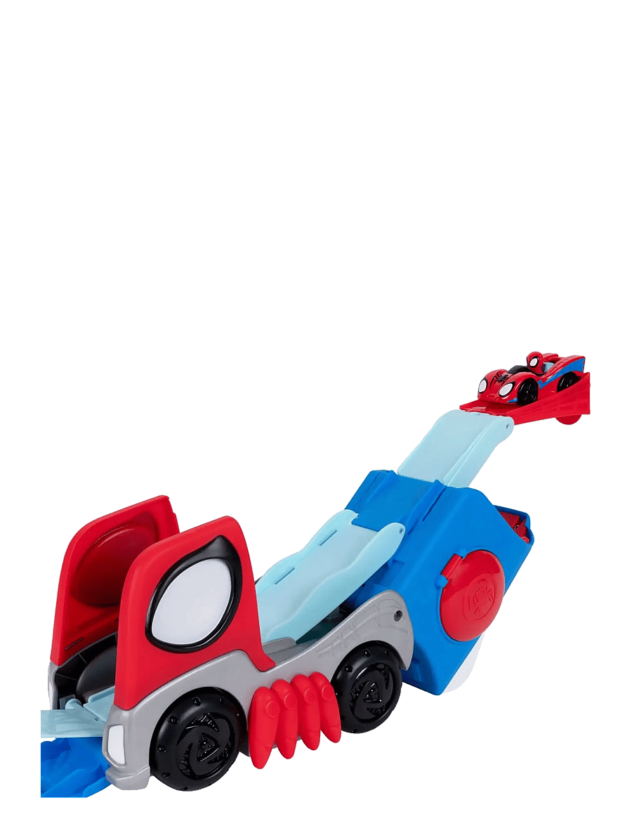 Spider-man - SPIDEY AMAZING METALS TRANSFORMING HAULER RACEWAY - bilbanor - multi colour - 2