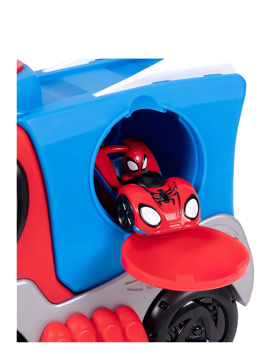 Spider-man - SPIDEY AMAZING METALS TRANSFORMING HAULER RACEWAY - bilbanor - multi colour - 5