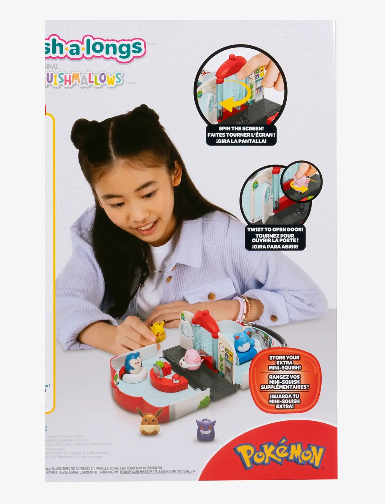 Pokemon - SQUISHALONGS POKEMON CENTER PLAYSET - play sets - multi colour - 1