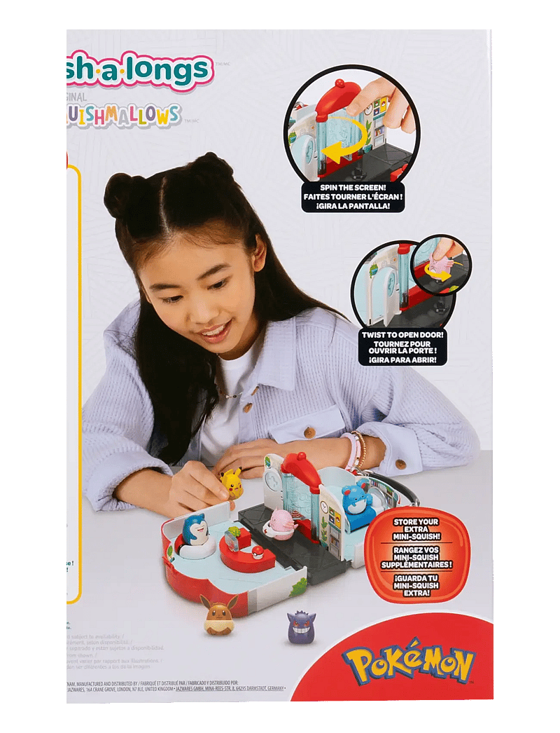 Pokemon - SQUISHALONGS POKEMON CENTER PLAYSET - play sets - multi colour - 1