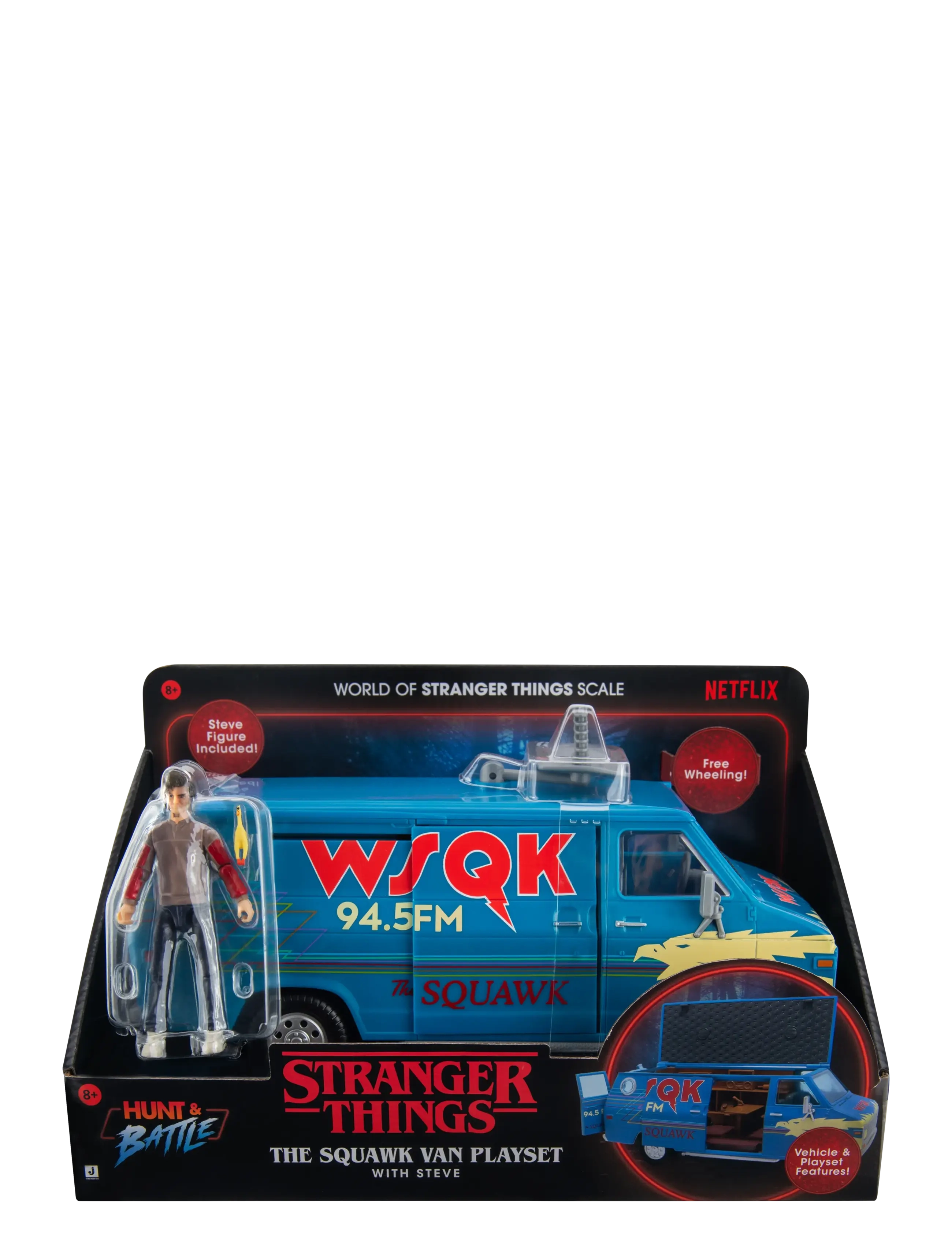 STRANGER THINGS WSQK VAN AND STEVE FIGURE - MULTI COLOUR