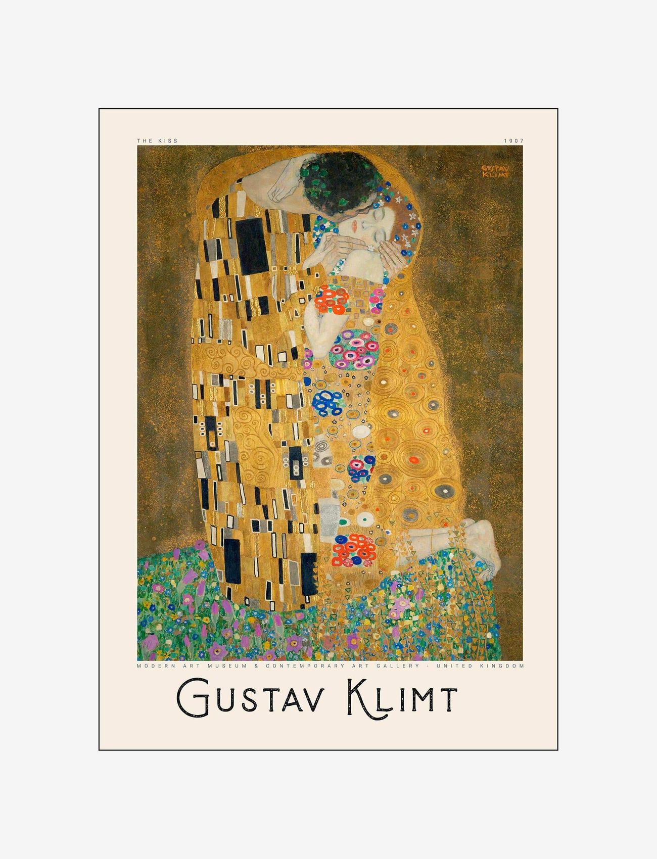 PSTR Studio - gustav-klimt-the-kiss - illustrations - multi-colored - 0