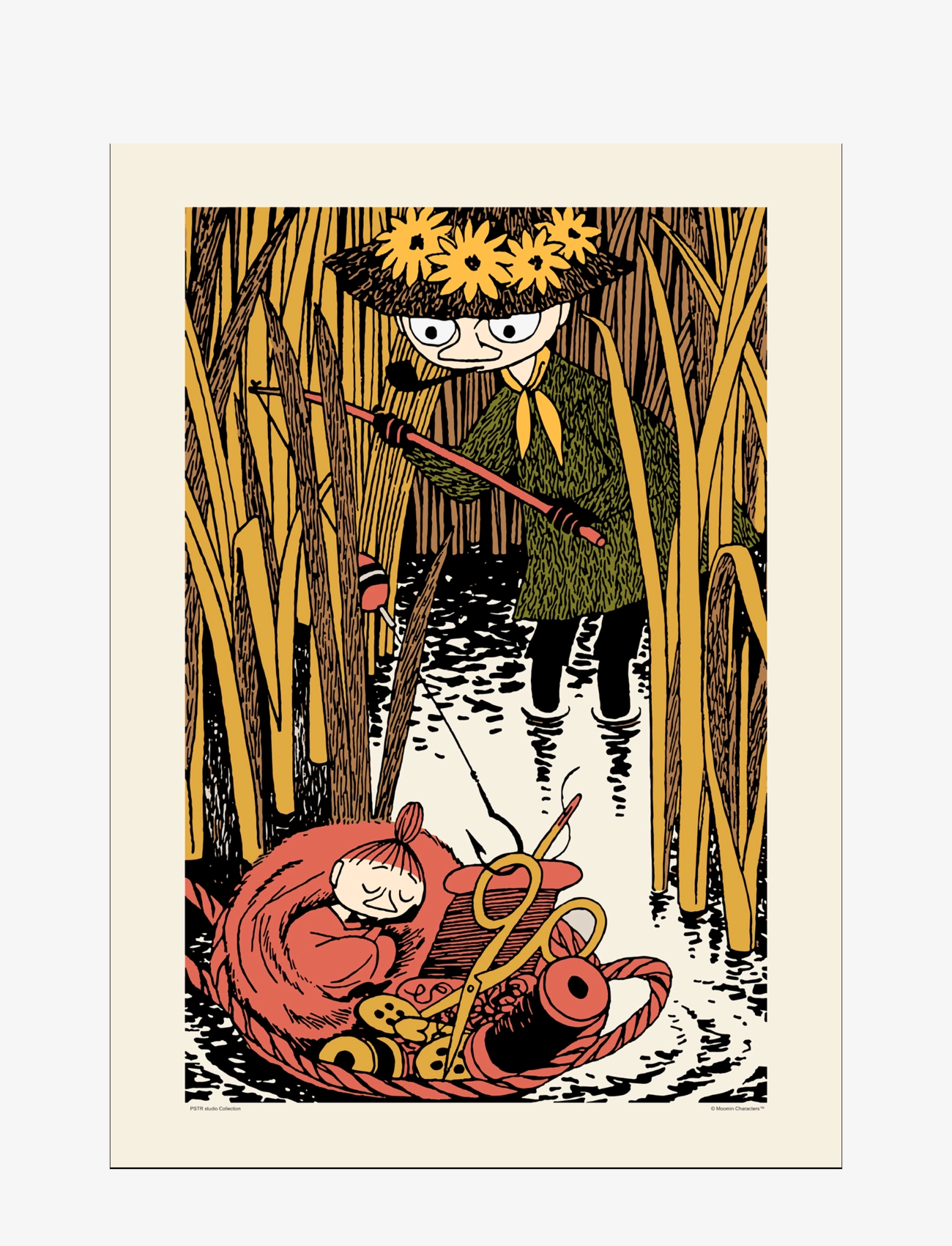 PSTR Studio - Moomin x PSTR studio - Little My & Snufkin - märchen - natural - 2