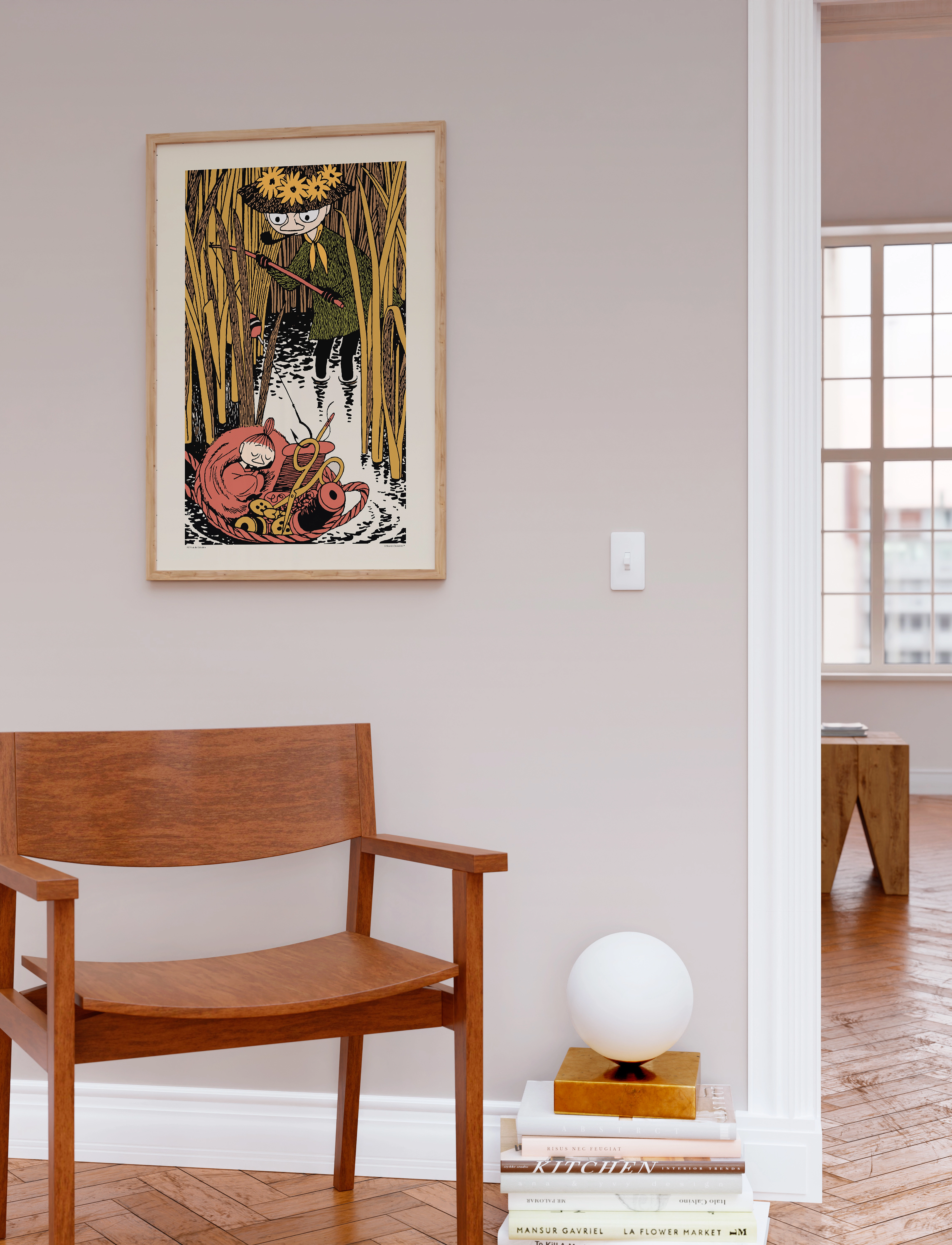 PSTR Studio Moomin X Pstr Little My & Snufkin, 70X100 cm, Decoration - Posters Frames, Homeware