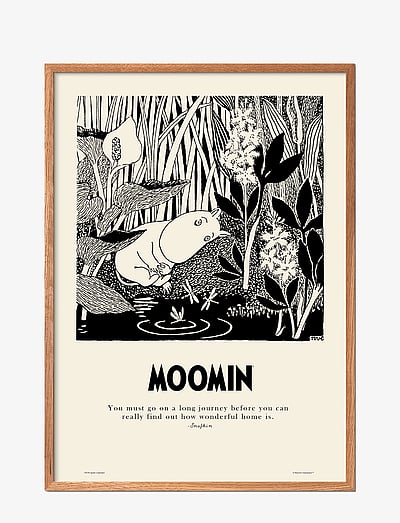 PSTR Studio Moomin x PSTR studio - Long Journey - Schwarz-weiß-Motive - NATURAL / natural