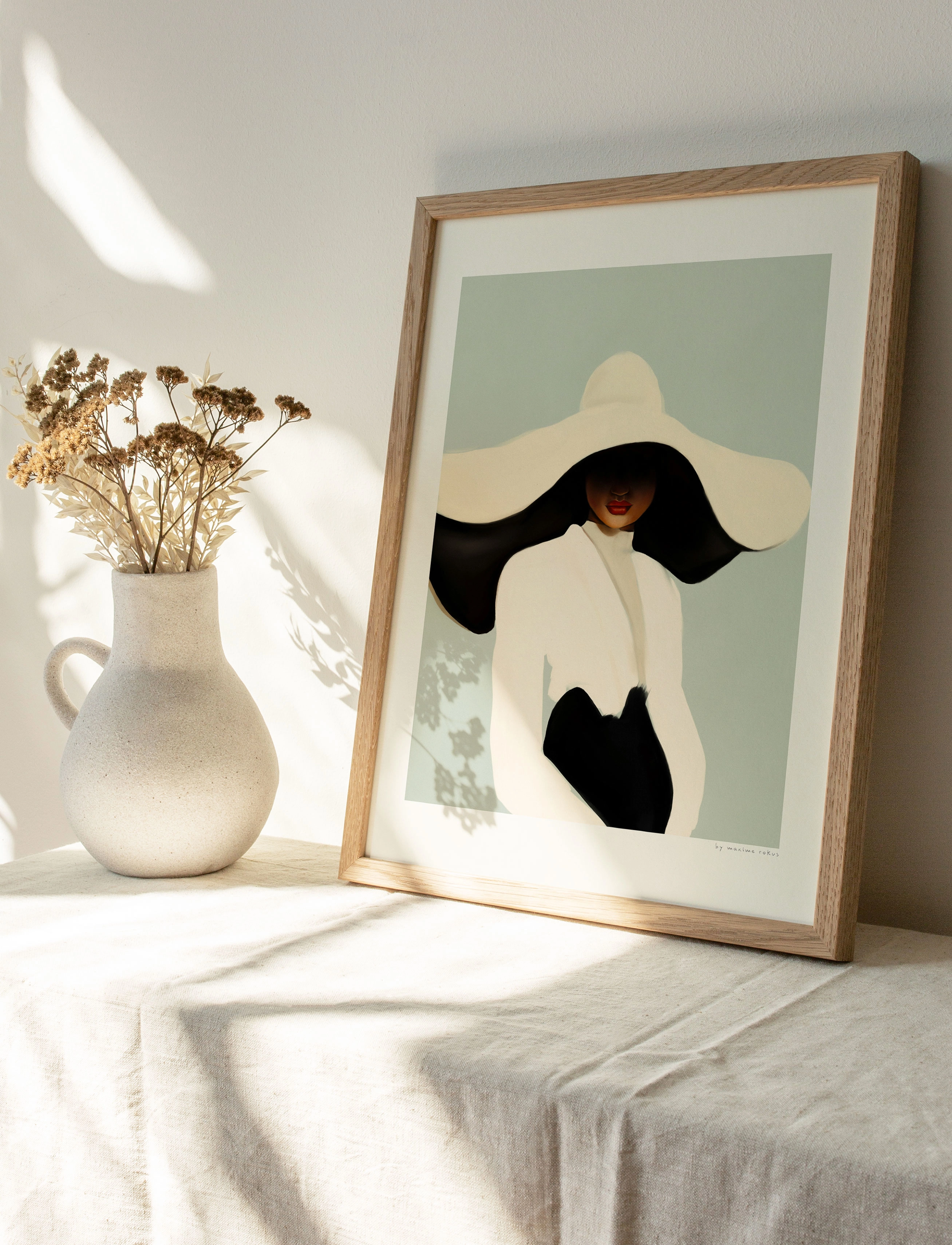 PSTR Studio - Maxime Coco Noir, 70X100 cm, Posters Illustrations, Homeware