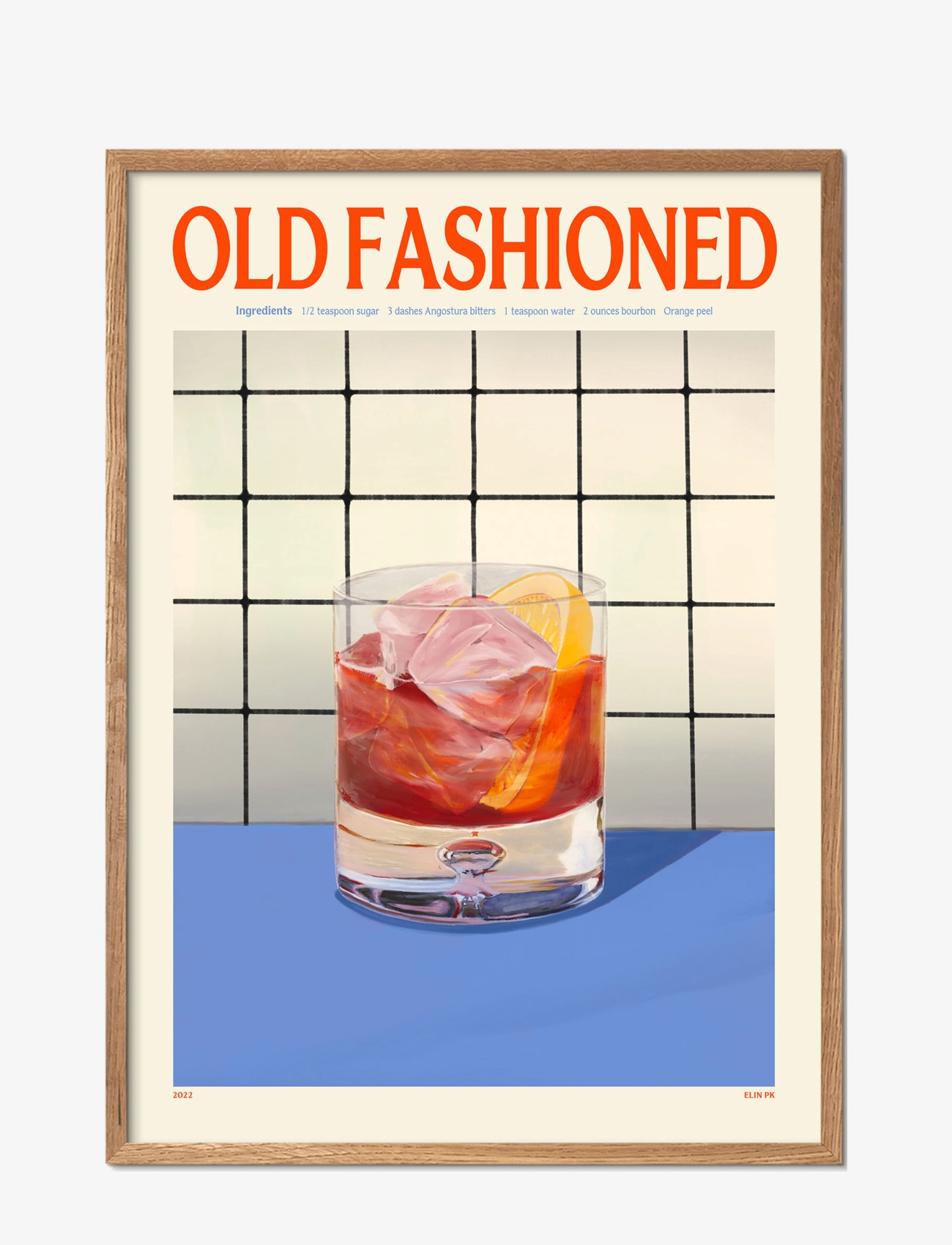 PSTR STUDIO Pstr Studio - Pstr StudioxElin Pk - Old Fashioned Patterned - 70X100CM - Unisex