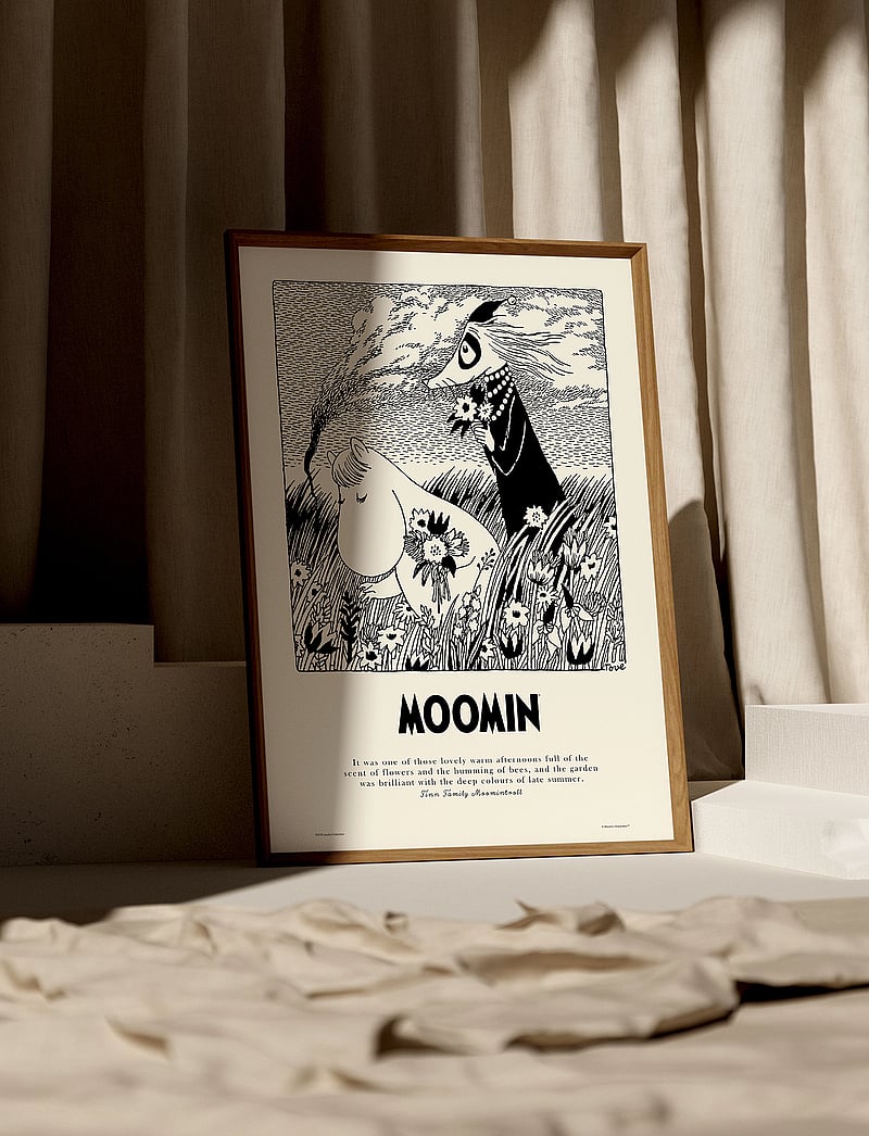 PSTR Studio - Moomin x PSTR studio - Summer Flowers - loomad - natural - 1