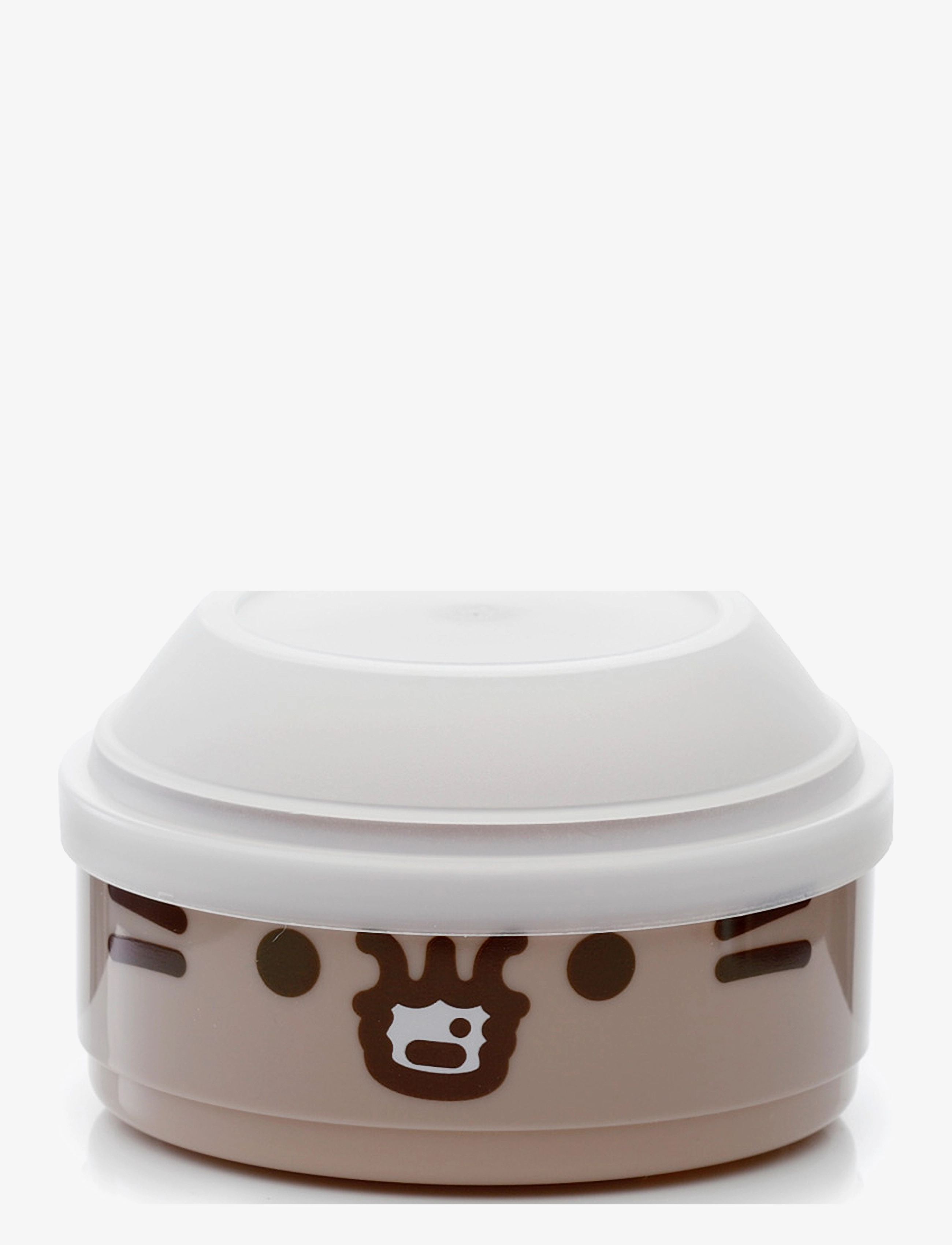 Puckator - Pusheen the Cat Foodie Clip Lock Stacked Bento Lunch Box with Cutlery - eväsrasiat - beige - 5